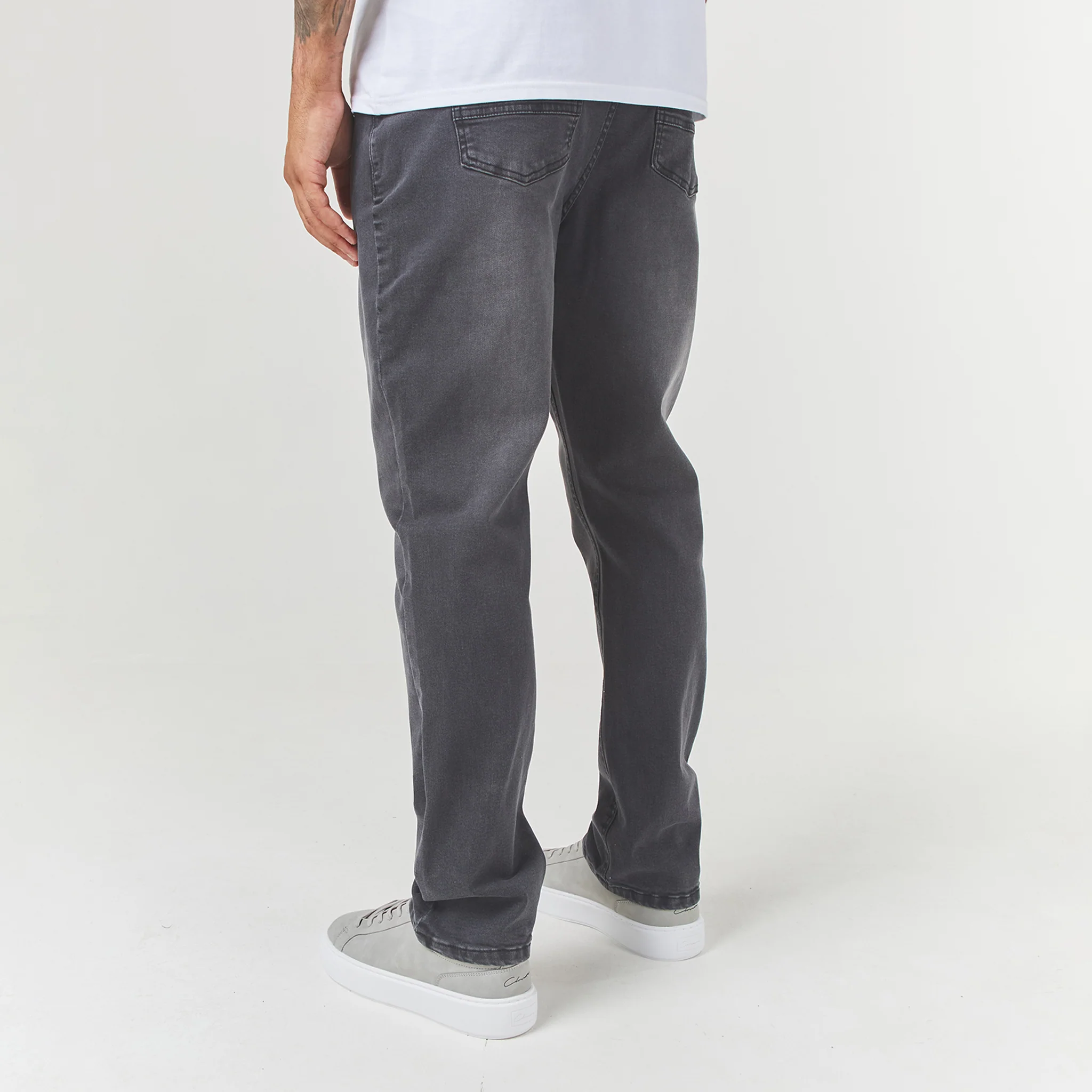 Straight Leg Denim Jean | Grey Wash - Image 3