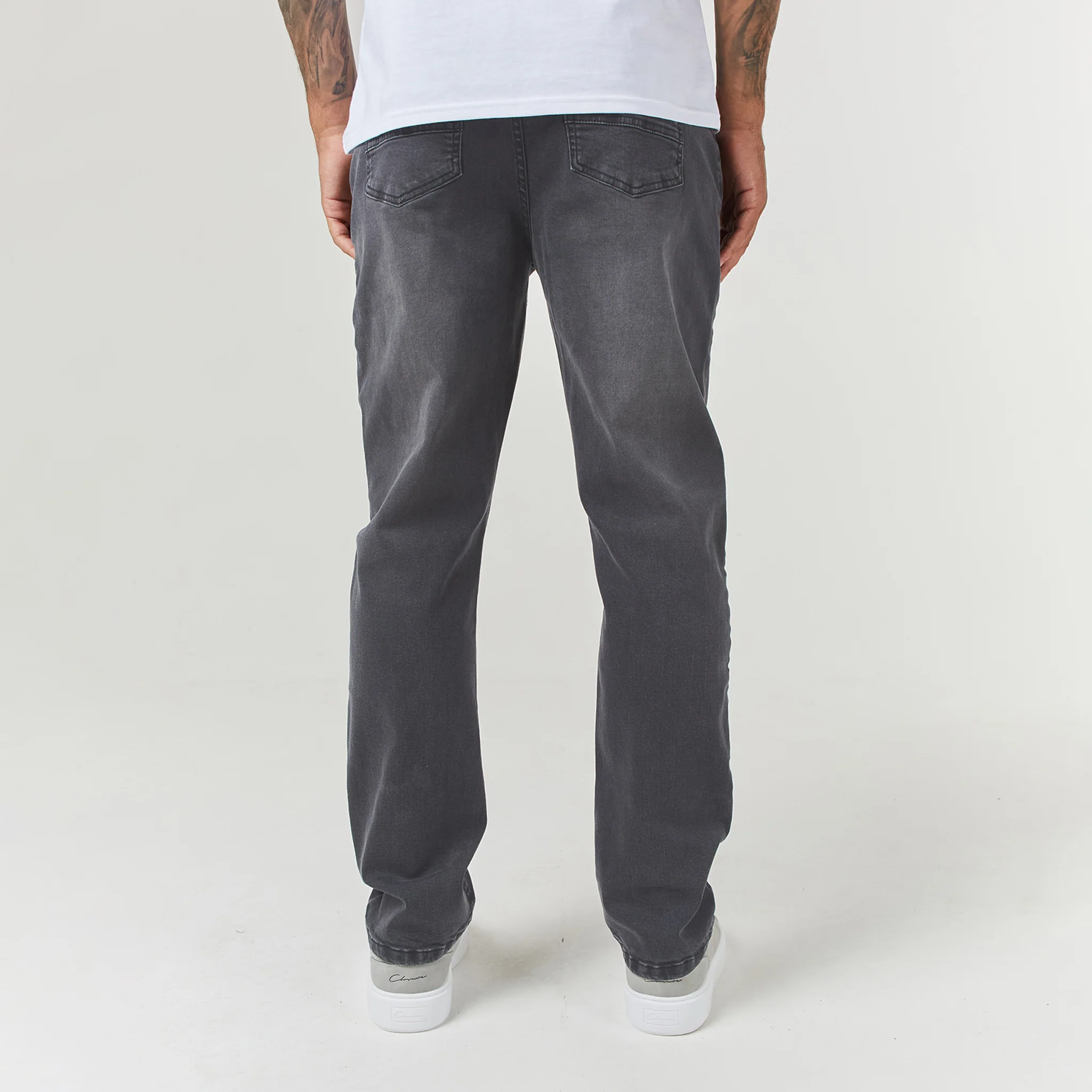 Straight Leg Denim Jean | Grey Wash - Image 4