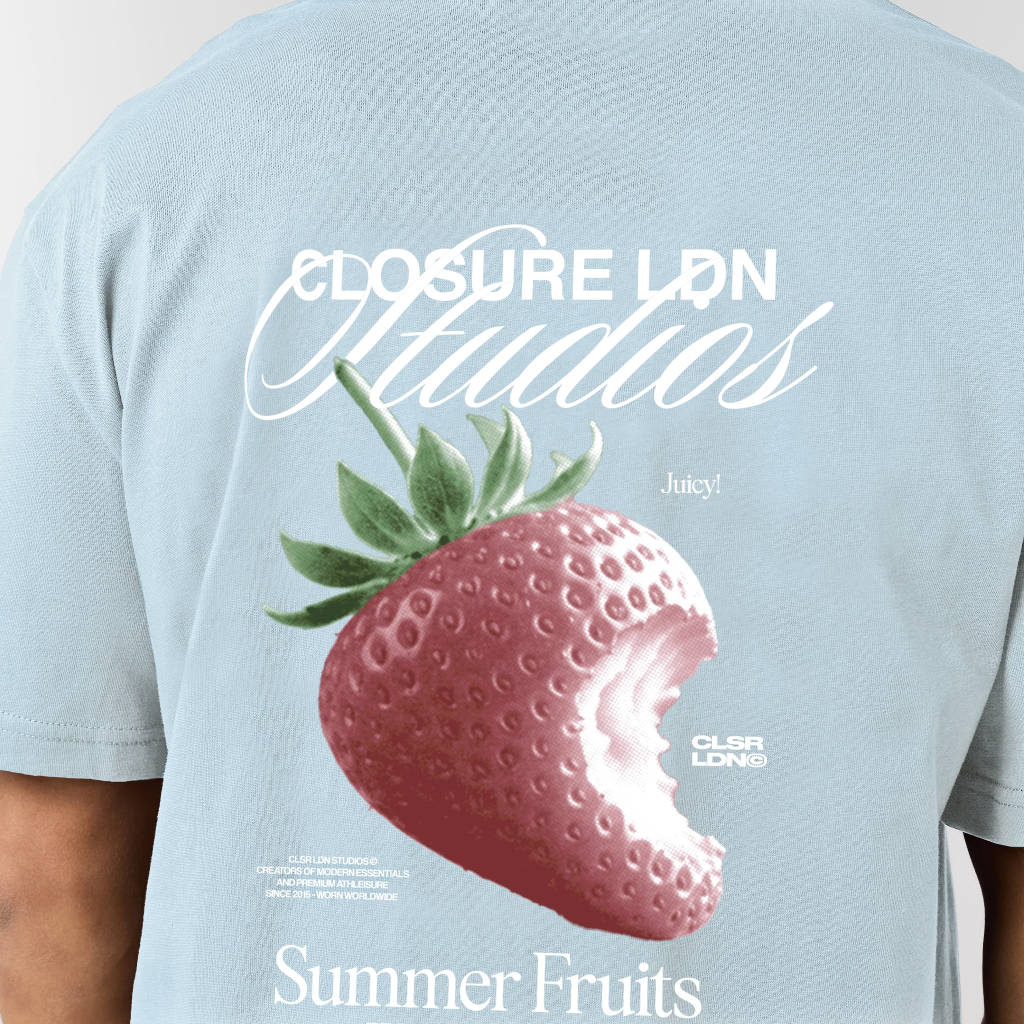 Strawberry Studios T-Shirt | Sky Blue - Image 4