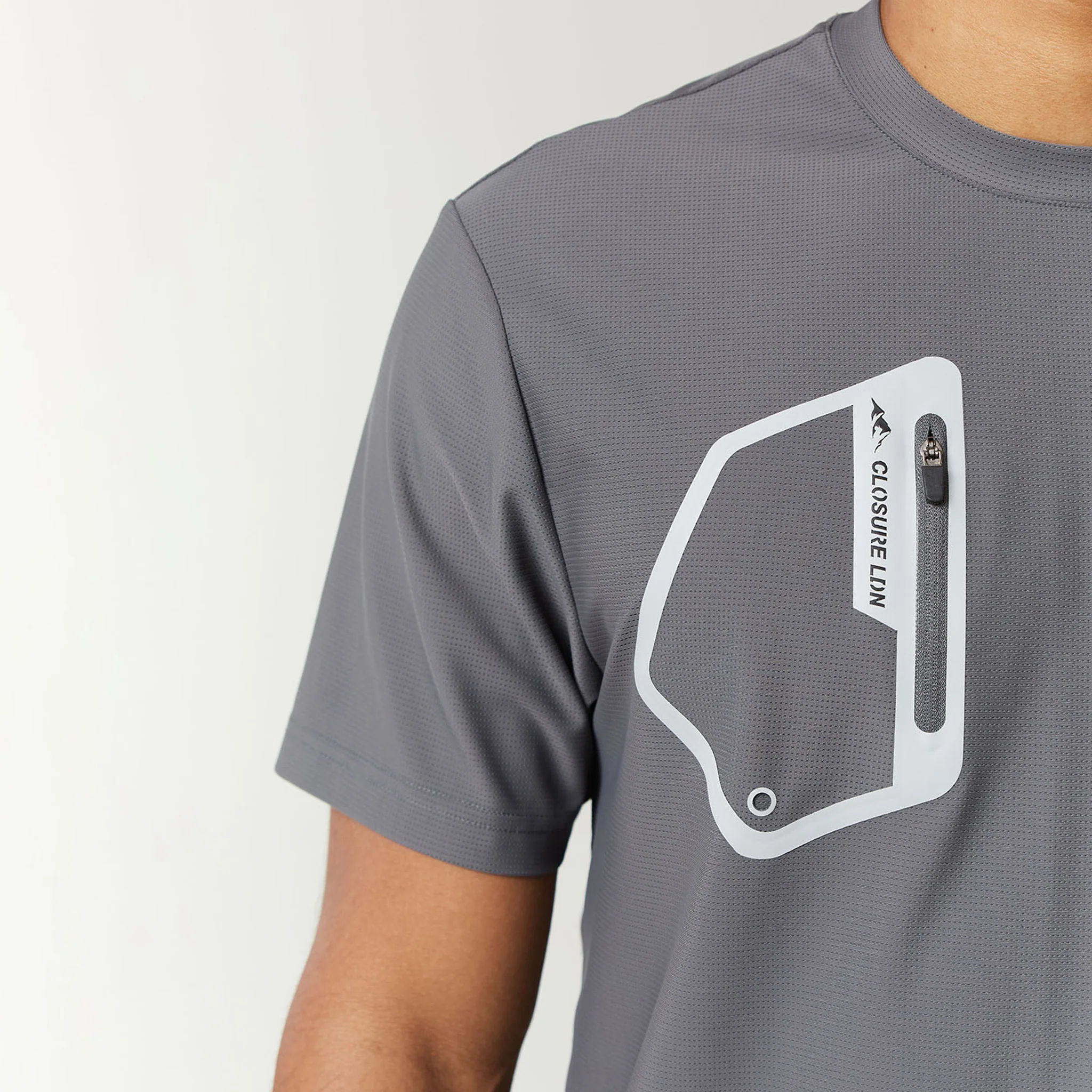 Tech Pocket T-Shirt | Dark Grey - Image 3