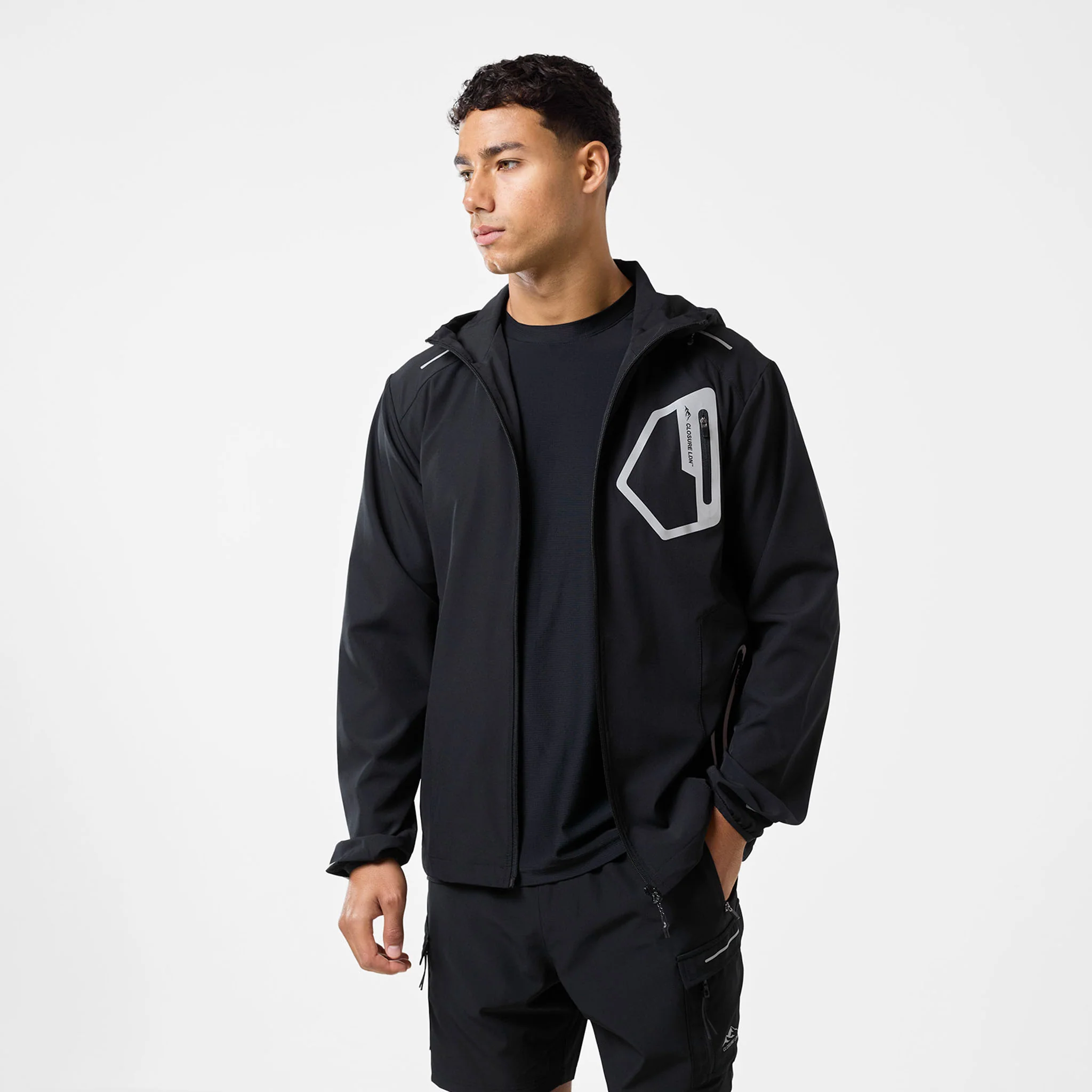 Tech Pocket Windbreaker | Black - Image 2