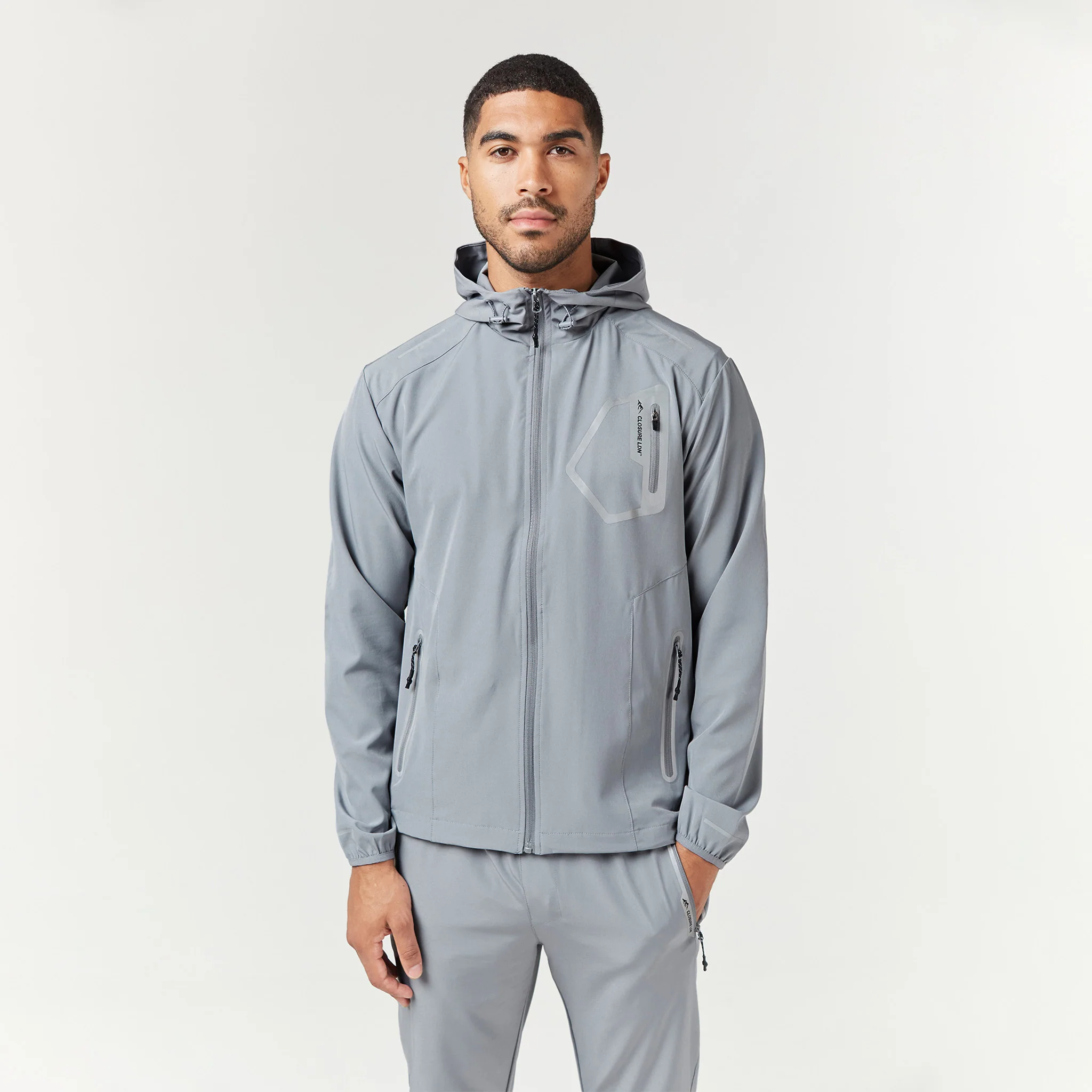 Tech Pocket Windbreaker | Mid Grey - Image 10