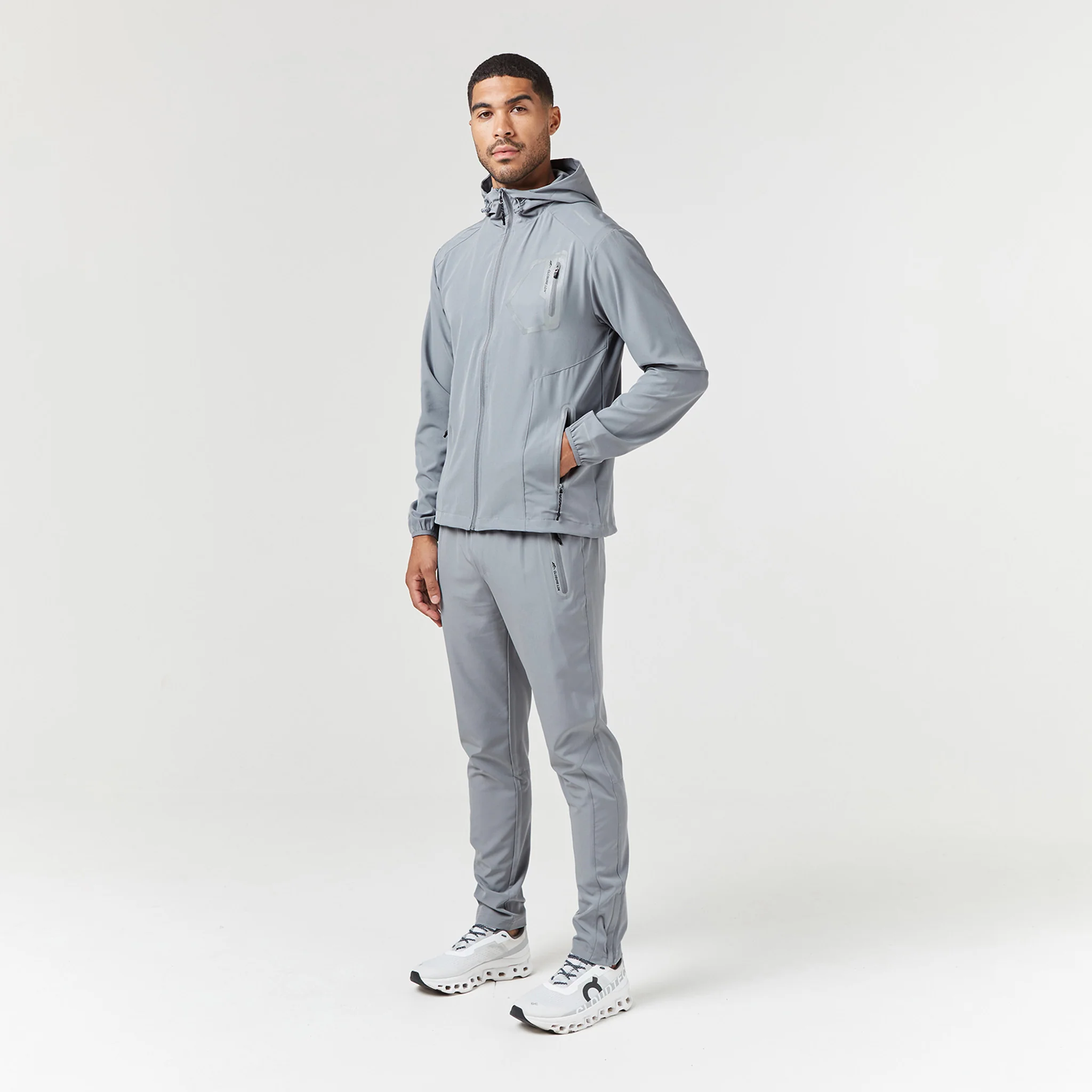 Tech Pocket Windbreaker | Mid Grey - Image 11