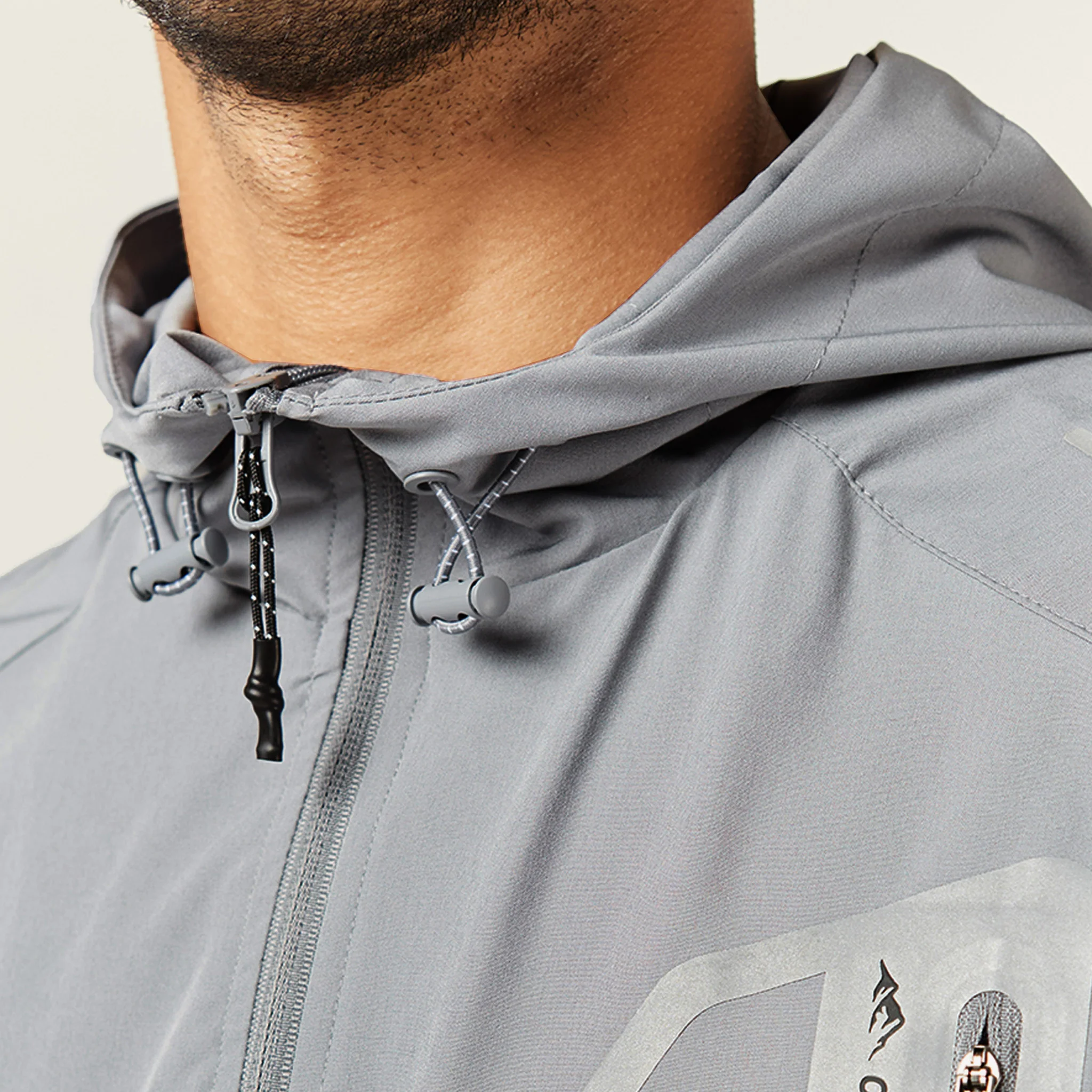 Tech Pocket Windbreaker | Mid Grey - Image 5