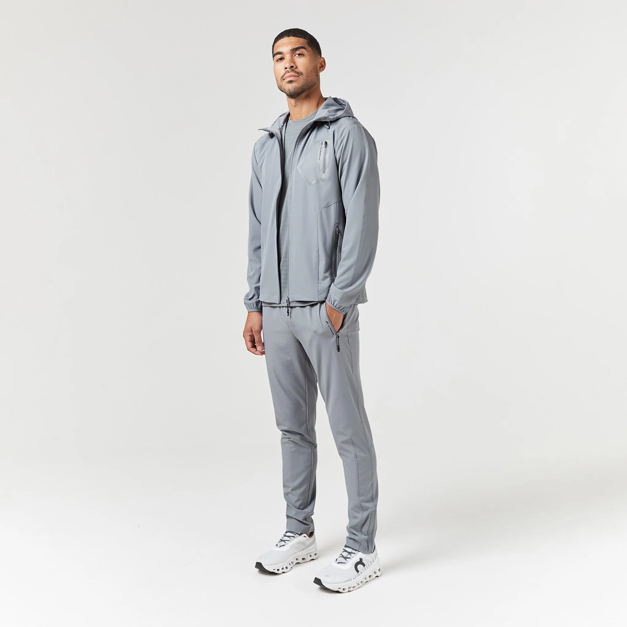 Tech Pocket Windbreaker | Mid Grey - Image 8