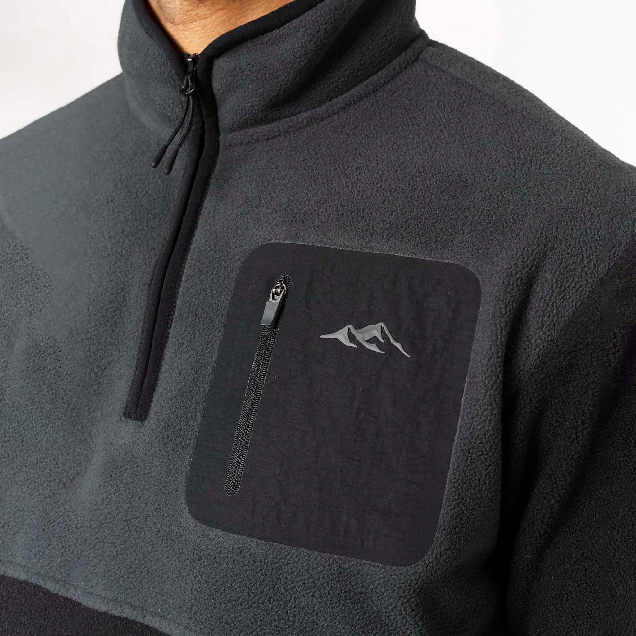 Tech Polar Fleece 1/4 Zip | Black/Charcoal - Image 4