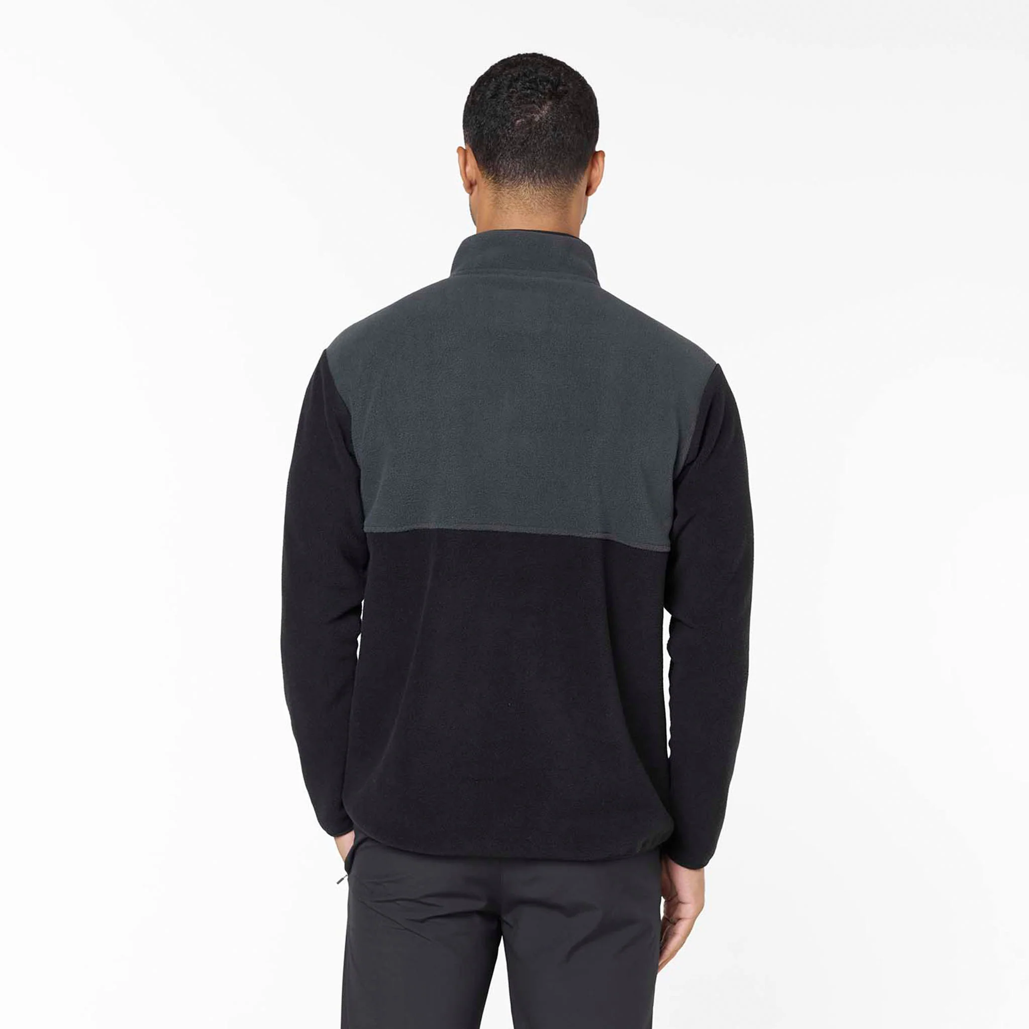 Tech Polar Fleece 1/4 Zip | Black/Charcoal - Image 6