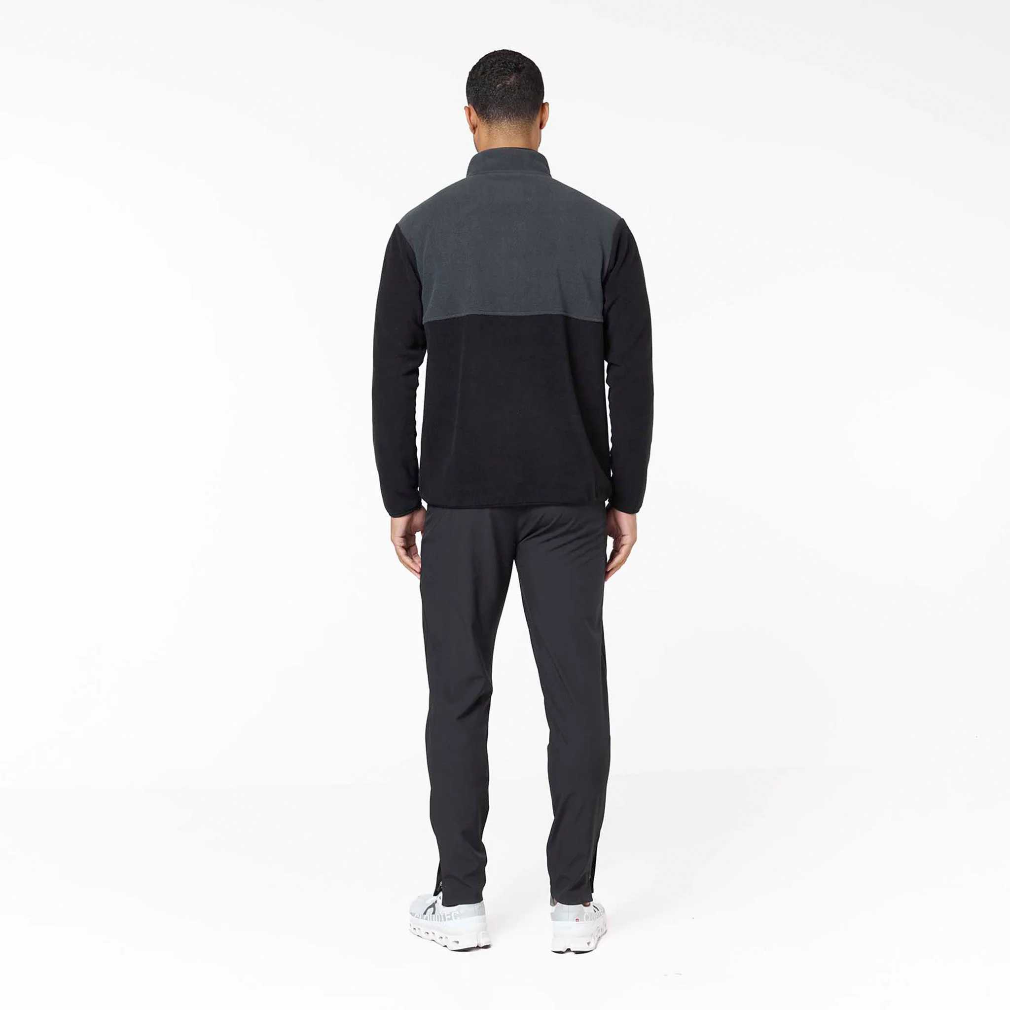 Tech Polar Fleece 1/4 Zip | Black/Charcoal - Image 7