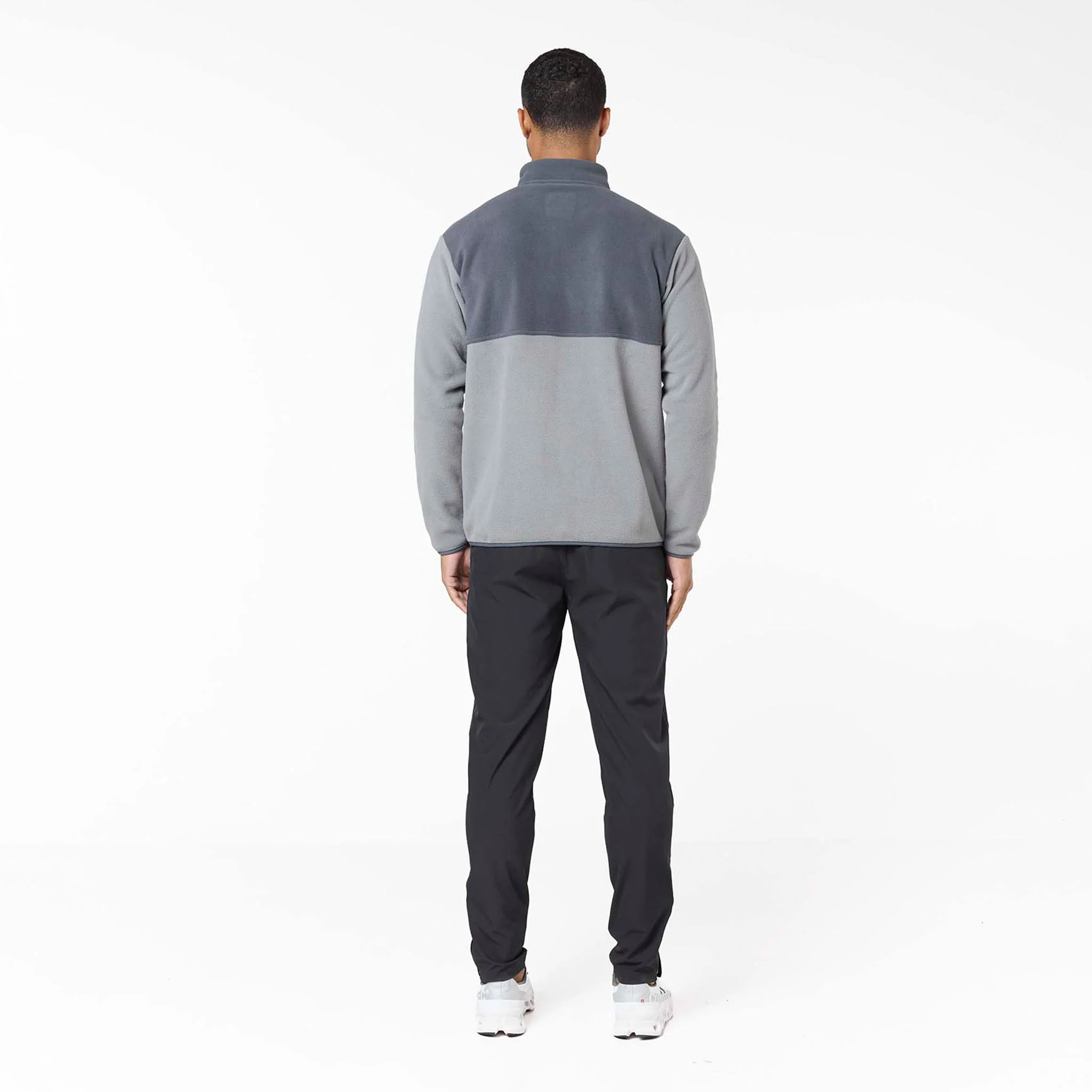 Tech Polar Fleece 1/4 Zip | Charcoal/Mid Grey - Image 5