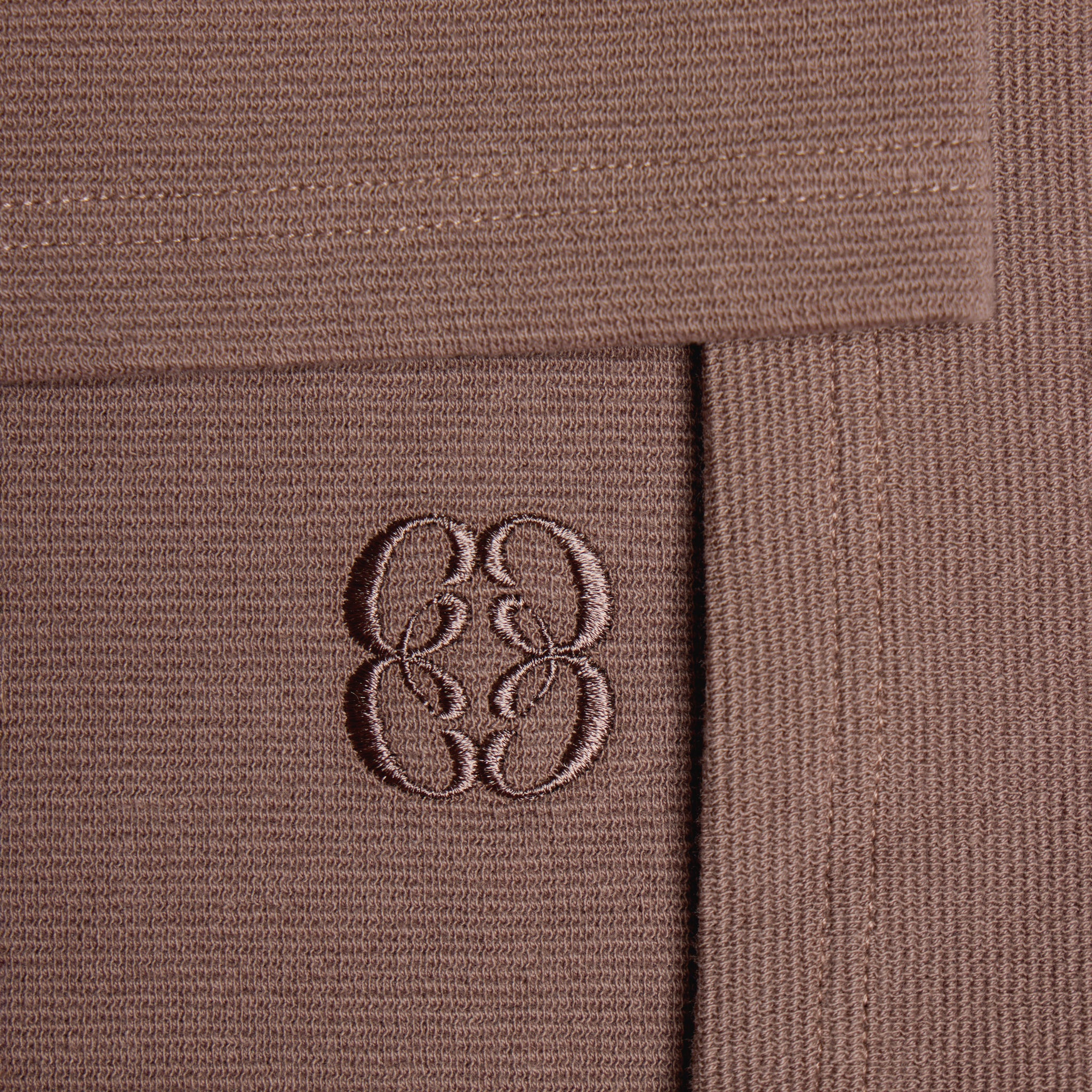 Textured Icon T-Shirt | Warm Brown - Image 5