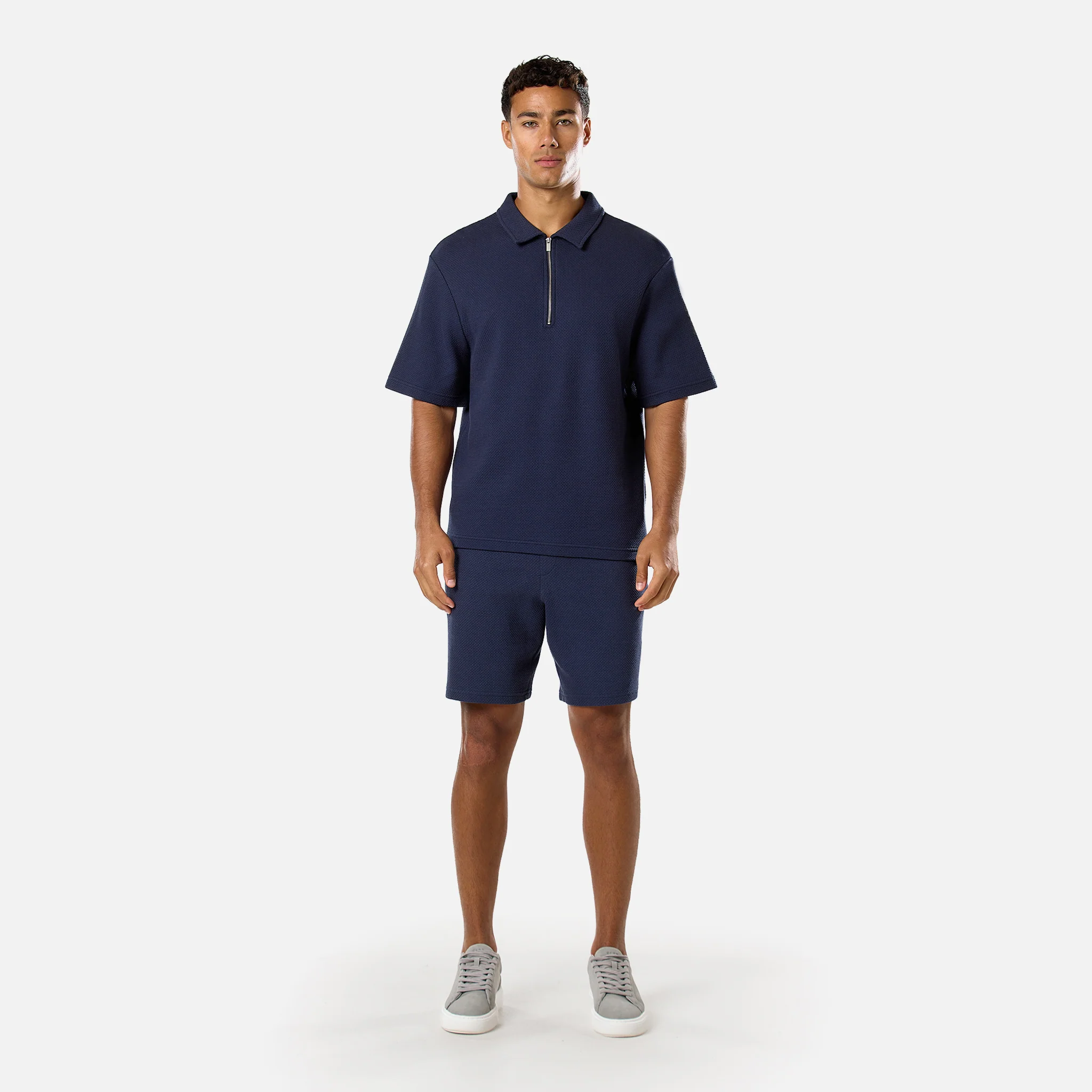 Textured Shorts | Navy - Image 8
