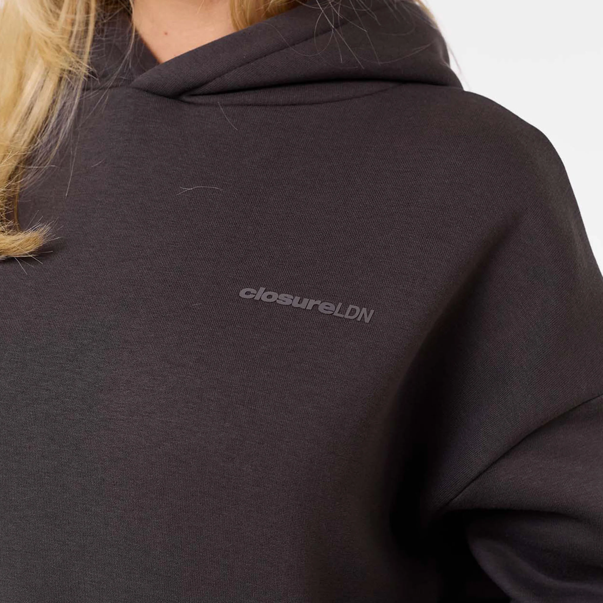 Tonal Core Logo Hoodie | Espresso - Image 3