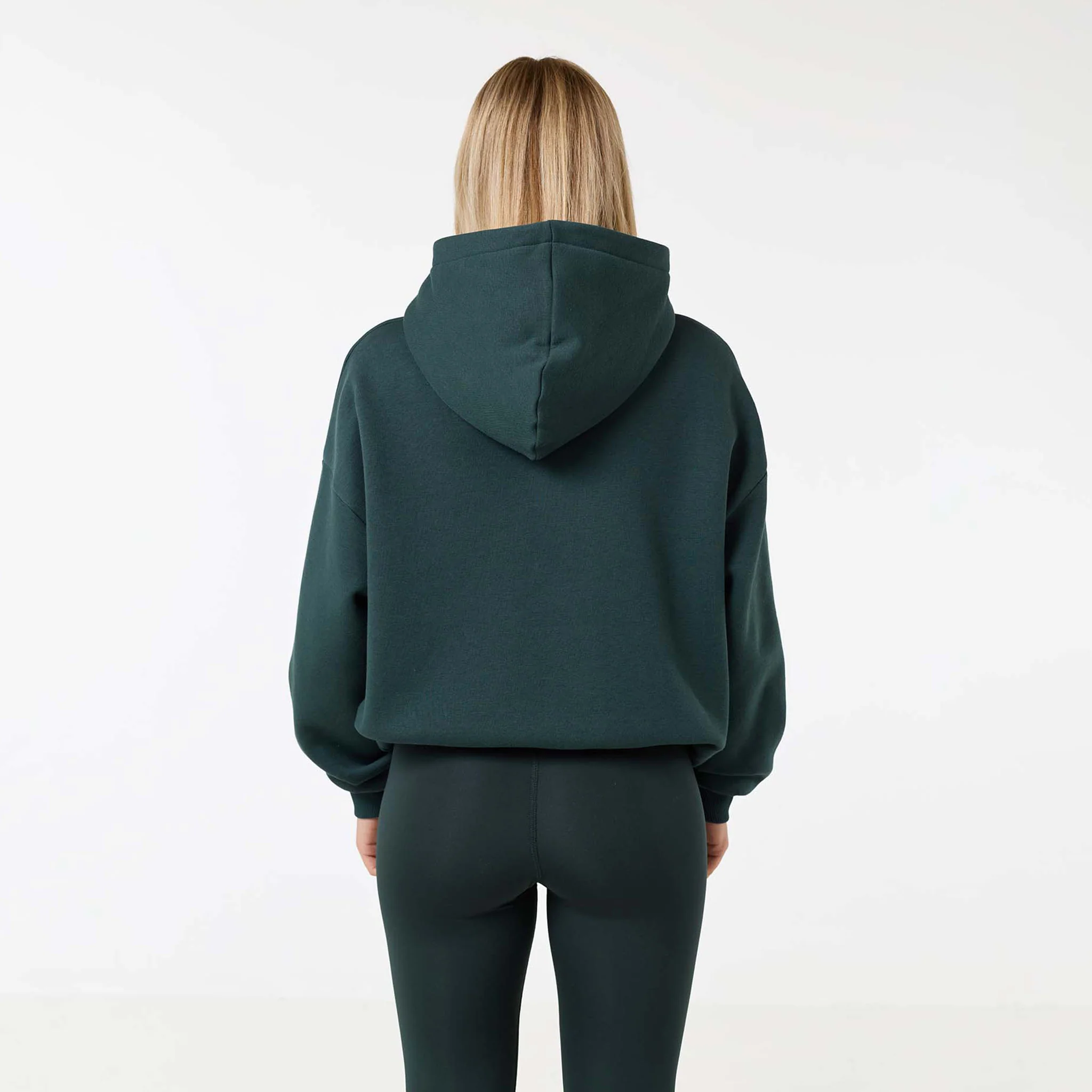 Tonal Core Logo Hoodie | Pine Green - Image 4