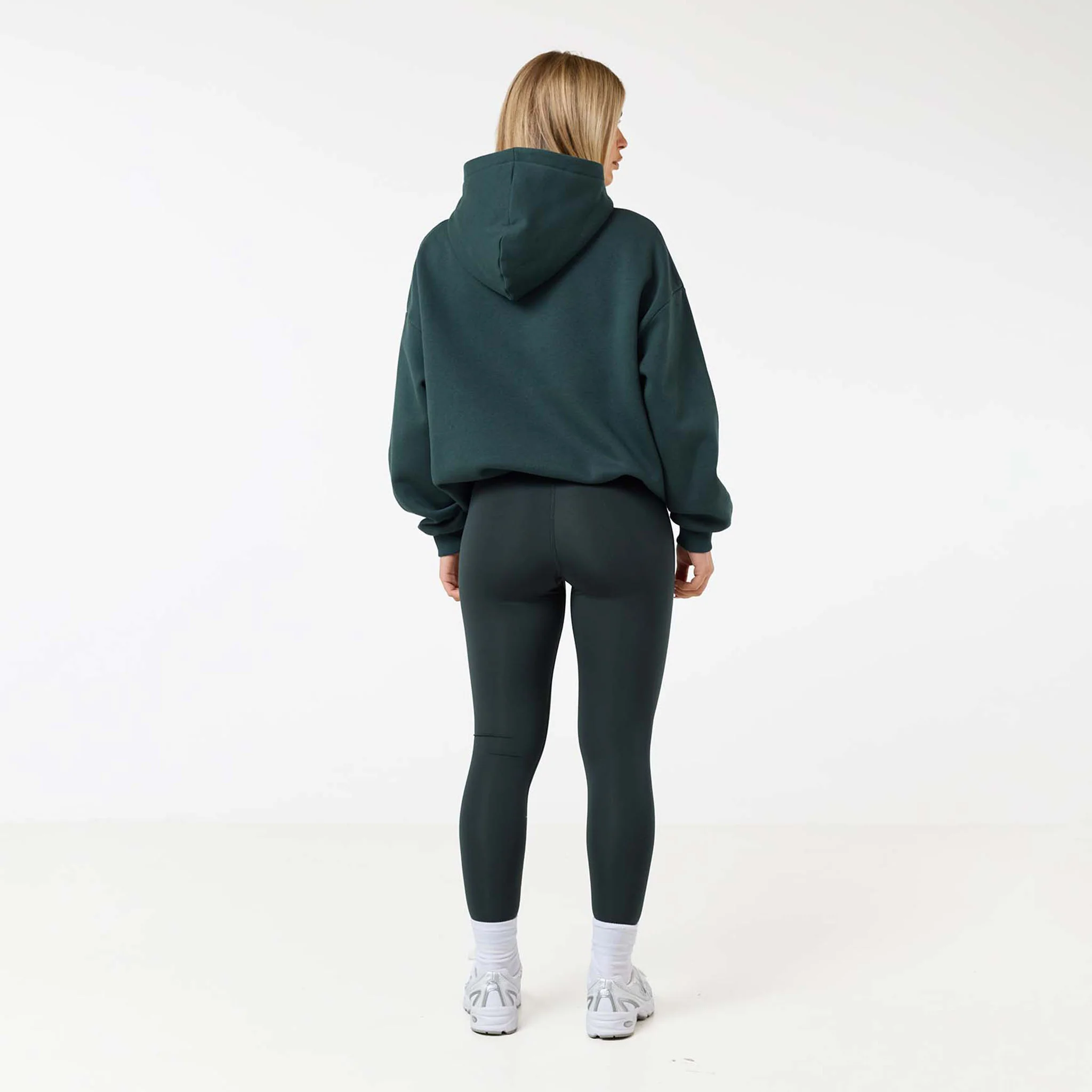 Tonal Core Logo Hoodie | Pine Green - Image 5