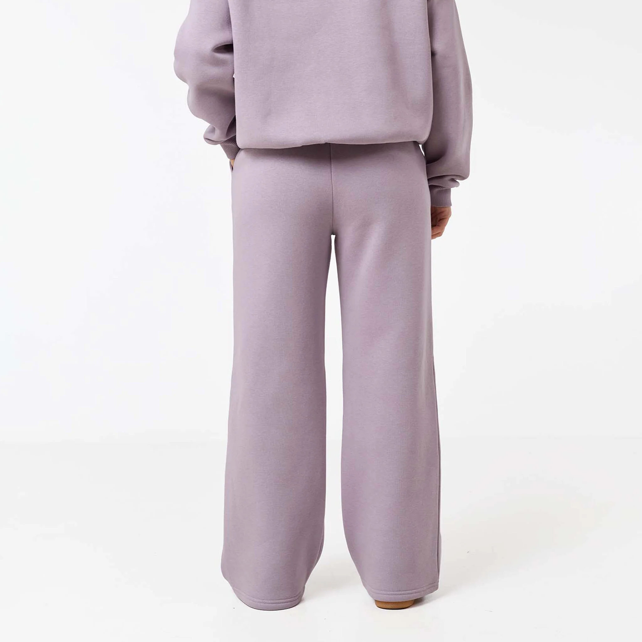 Tonal Core Logo Open Hem Jogger | Dusty Mauve - Image 4