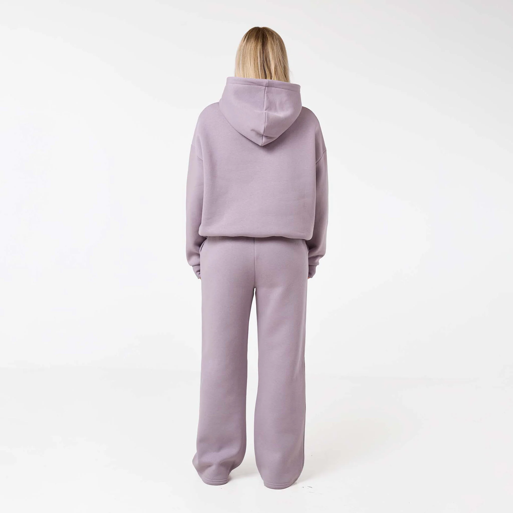 Tonal Core Logo Open Hem Jogger | Dusty Mauve - Image 5