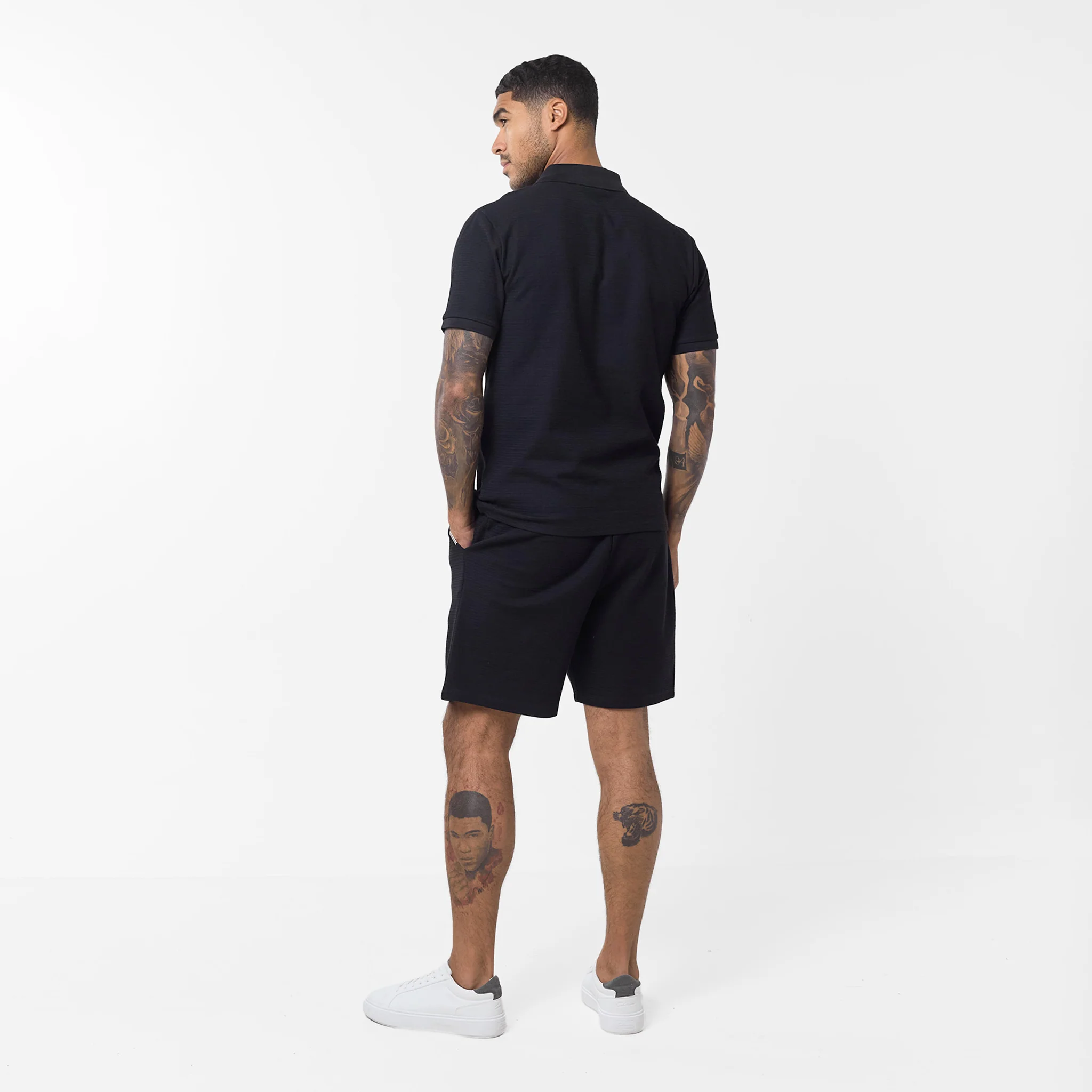Tonal Knit Short | Black - Image 7