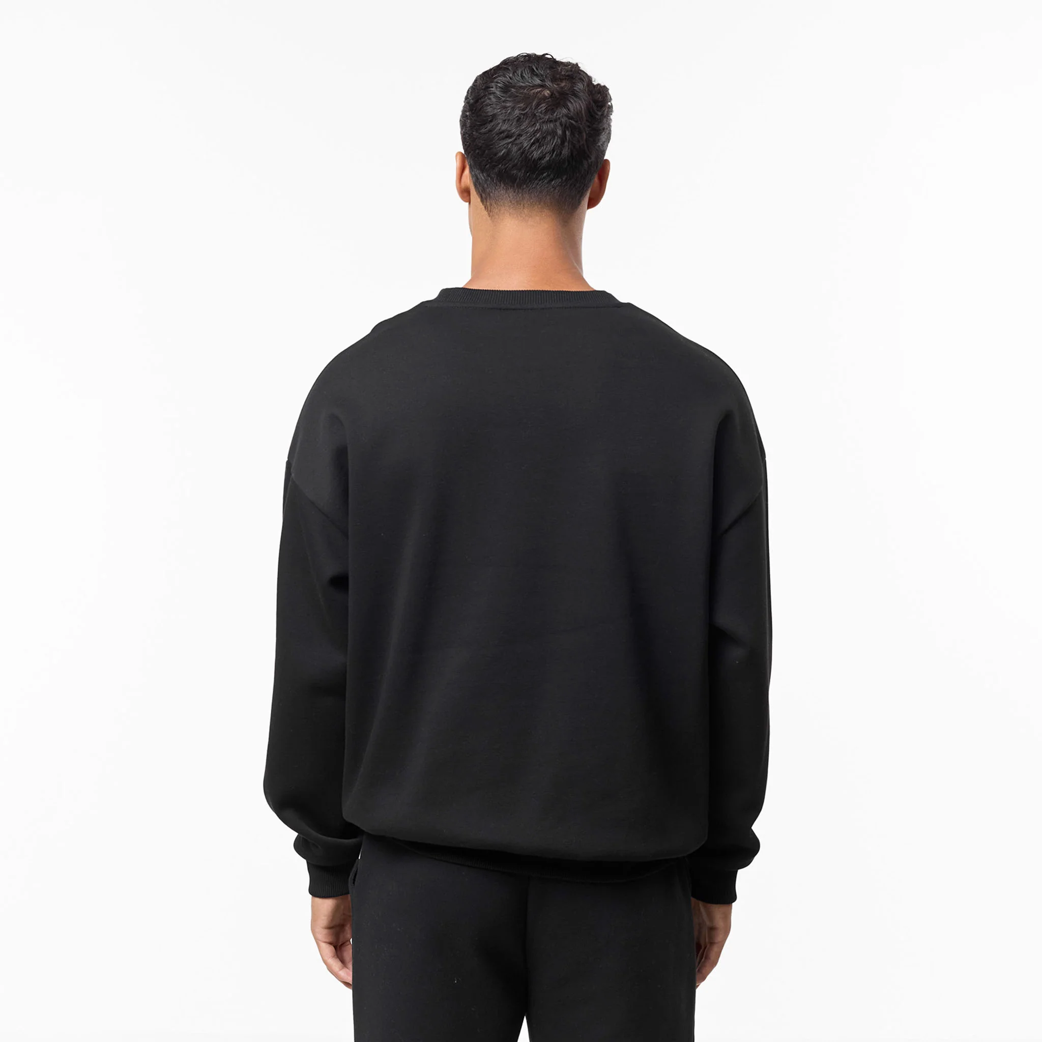 Tonal Signature Sweatshirt | Black - Image 7