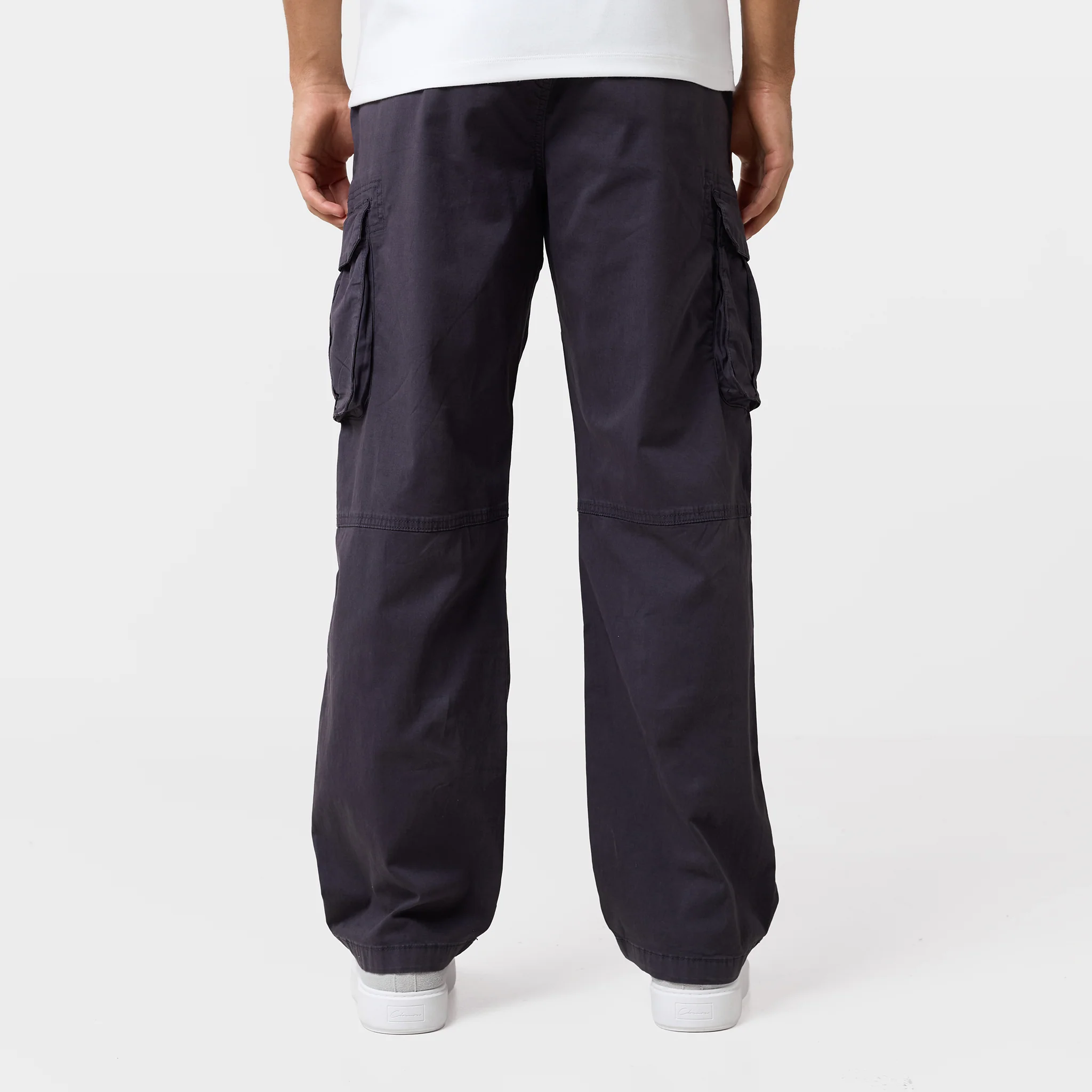 Twill Open Hem Cargo Pant | Charcoal - Image 8
