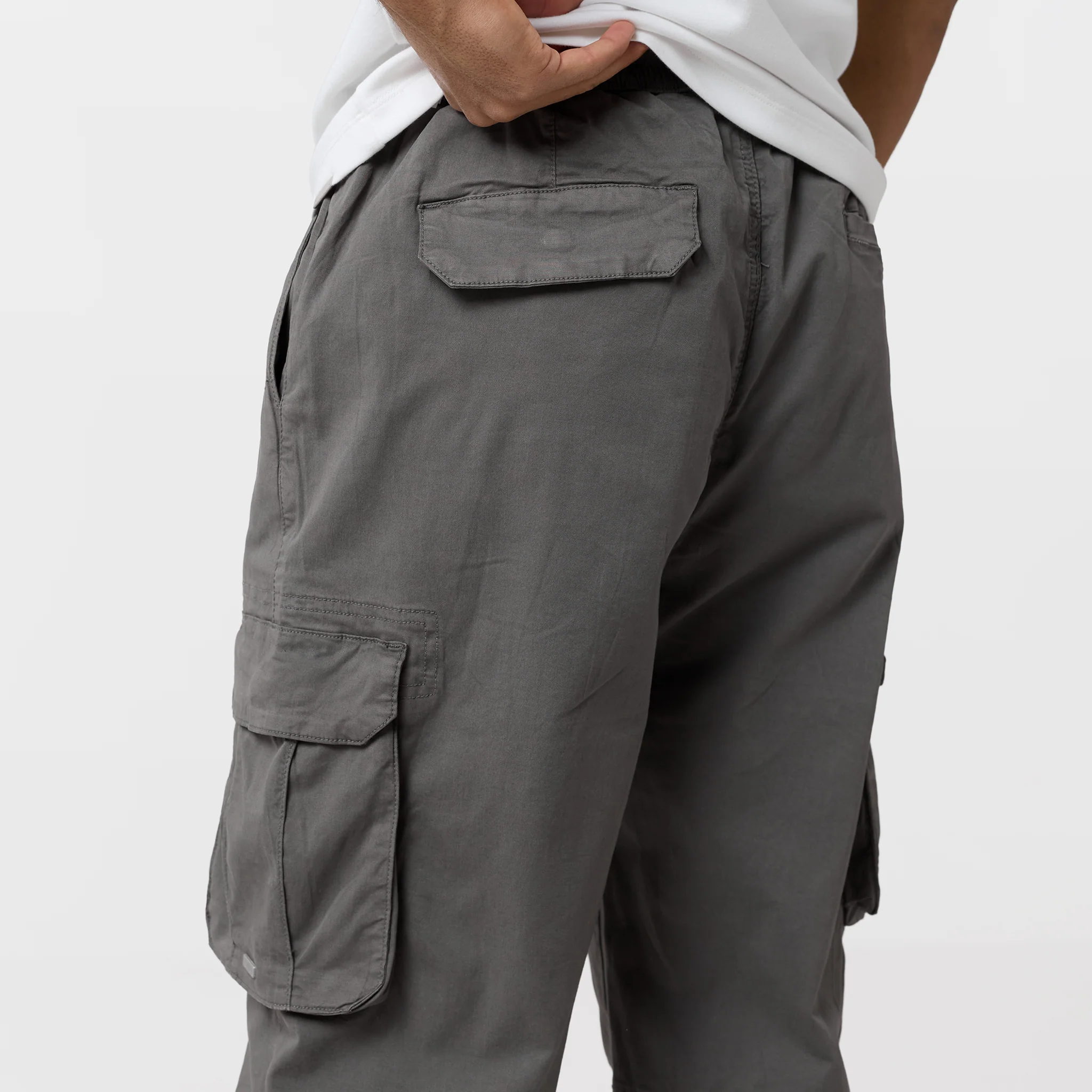 Twill Open Hem Cargo Pant | Olive - Image 5