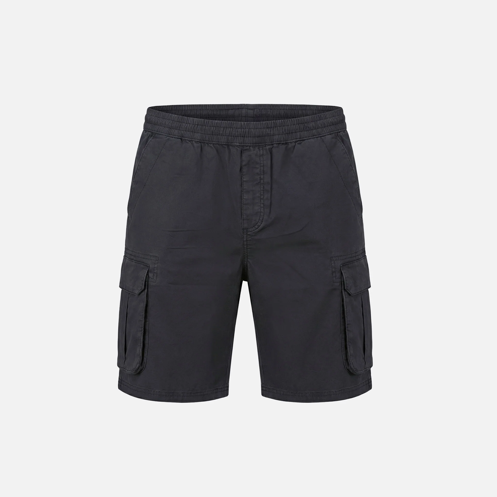 Twill Relaxed Cargo Short | Charcoal - Image 8