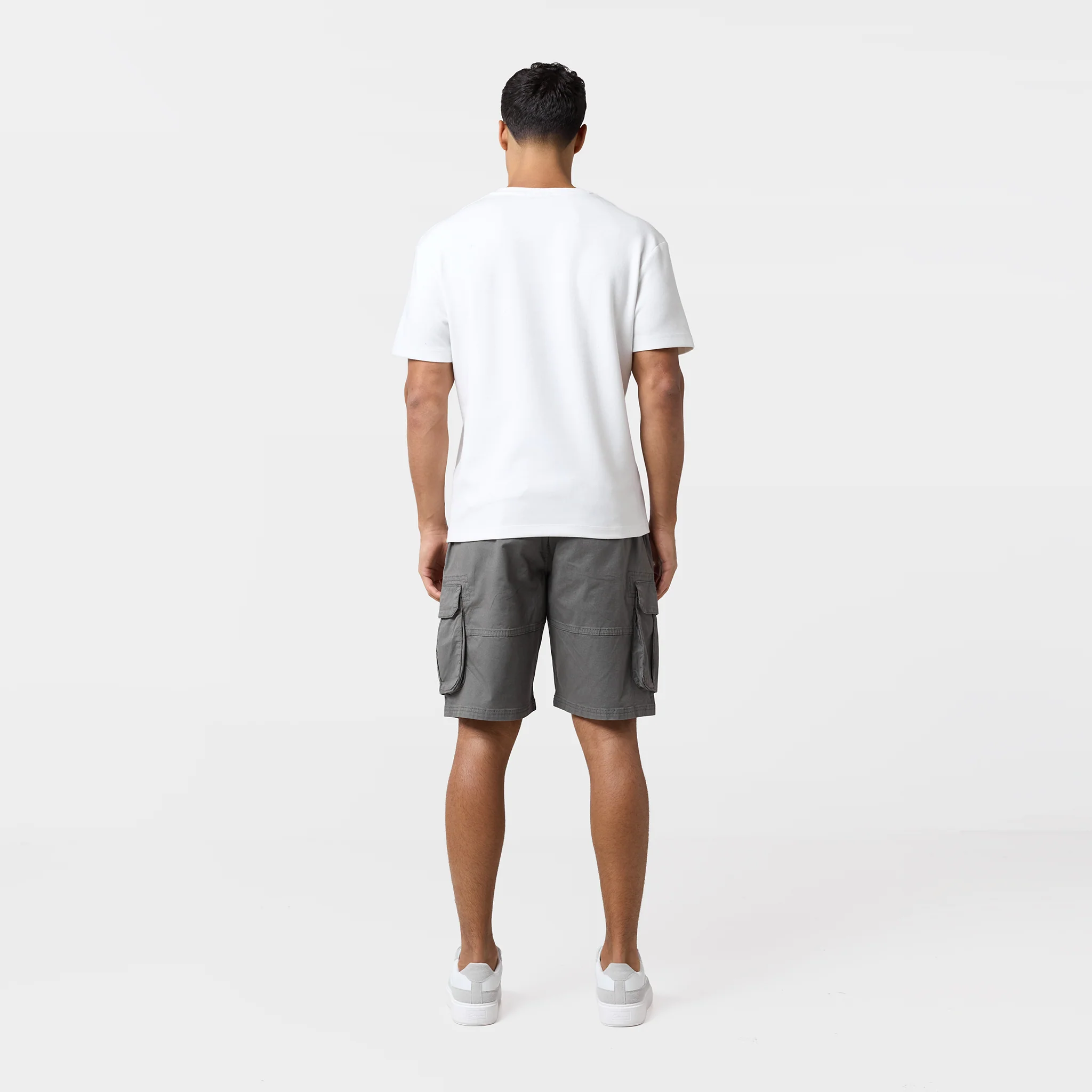 Twill Relaxed Cargo Short | Olive - Image 9