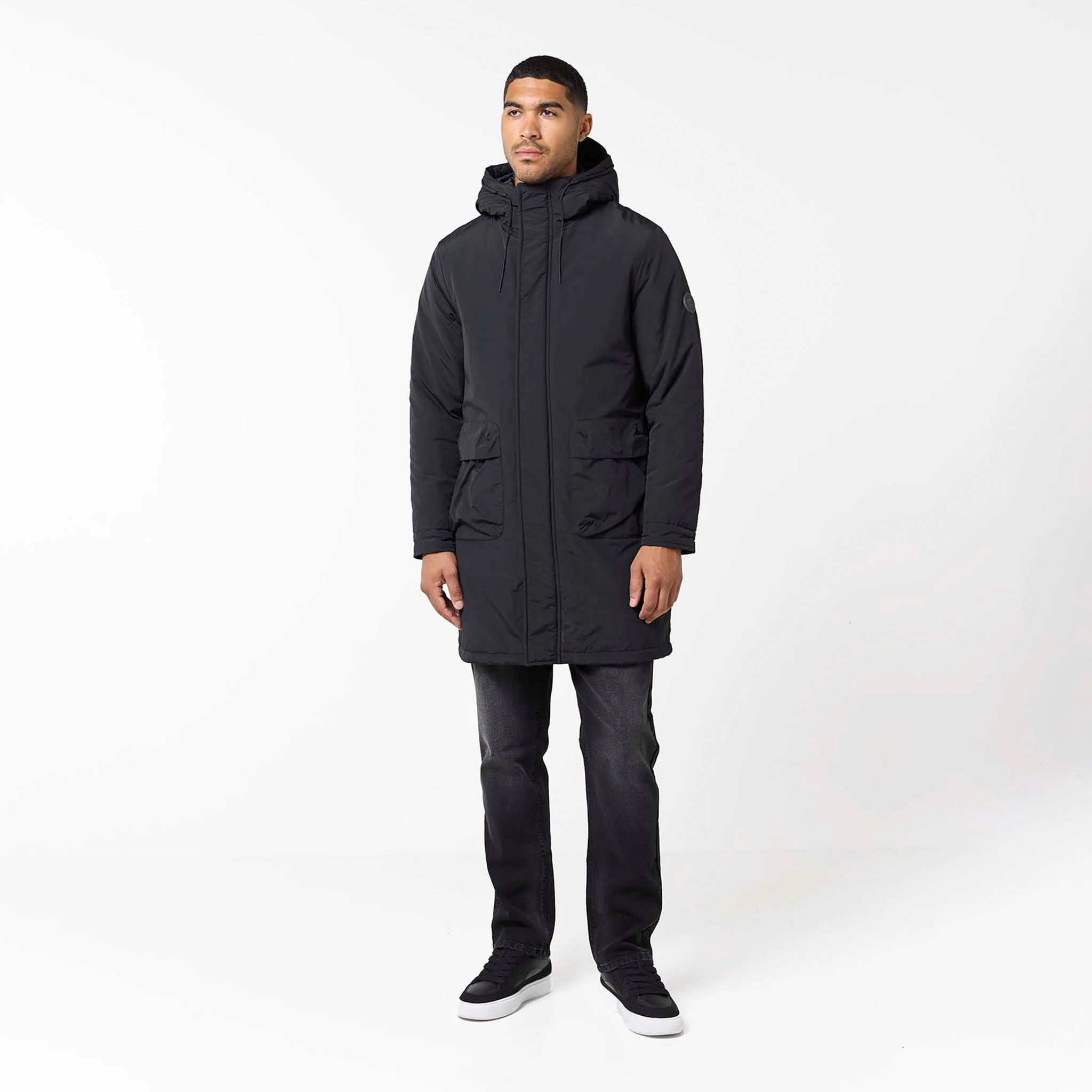 Utility Tech Pocket Parka | Black - Image 3