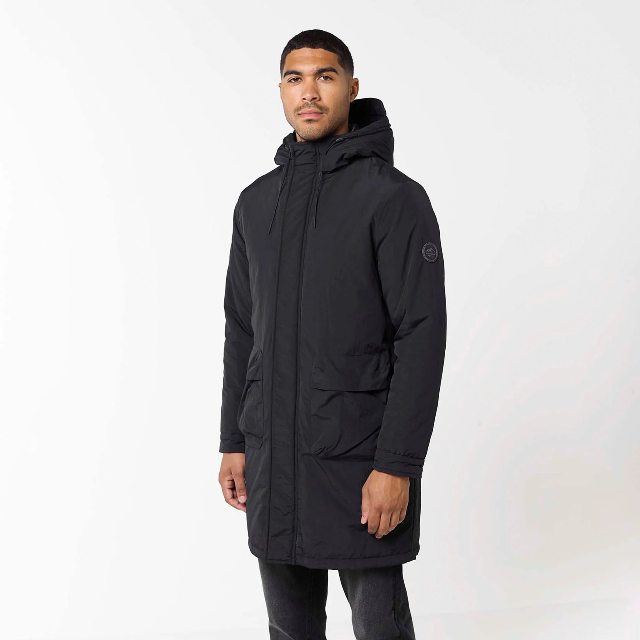 Utility Tech Pocket Parka | Black - Image 6