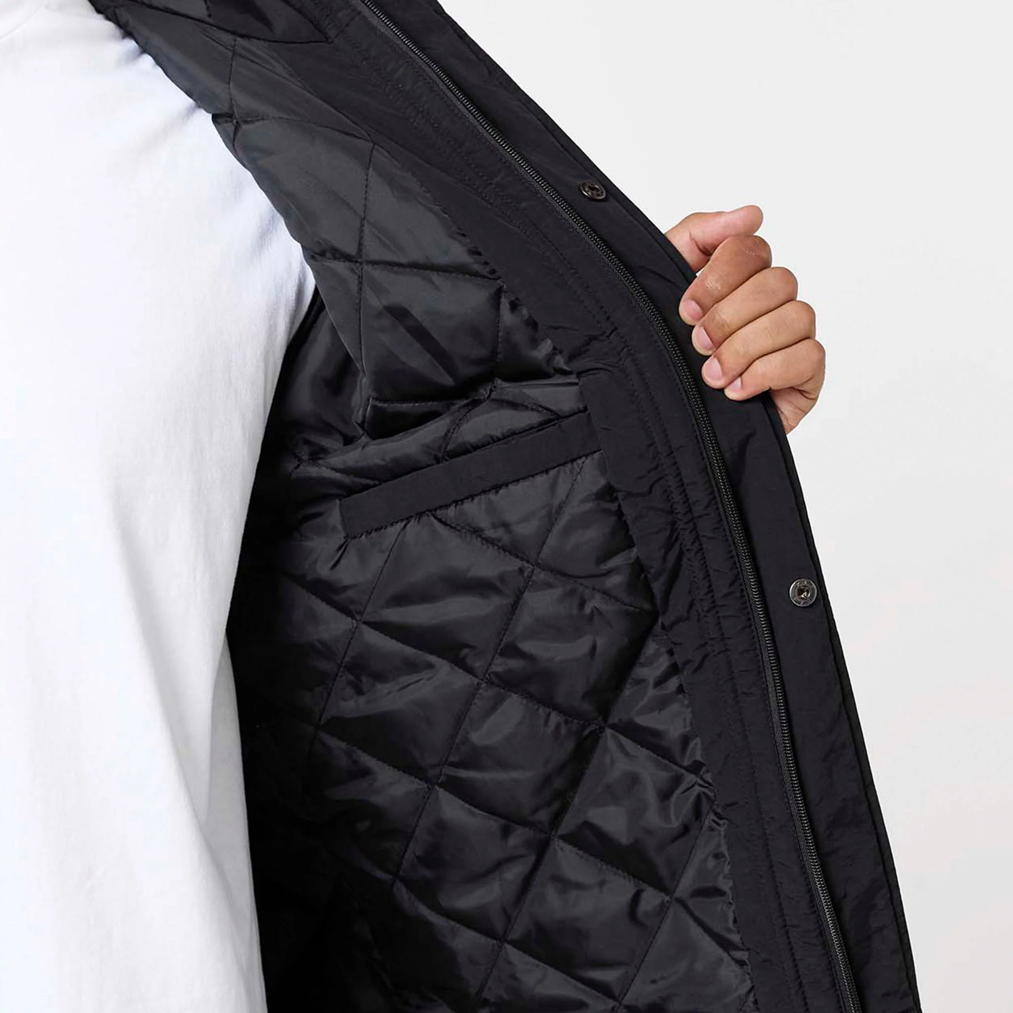 Utility Tech Pocket Parka | Black - Image 8