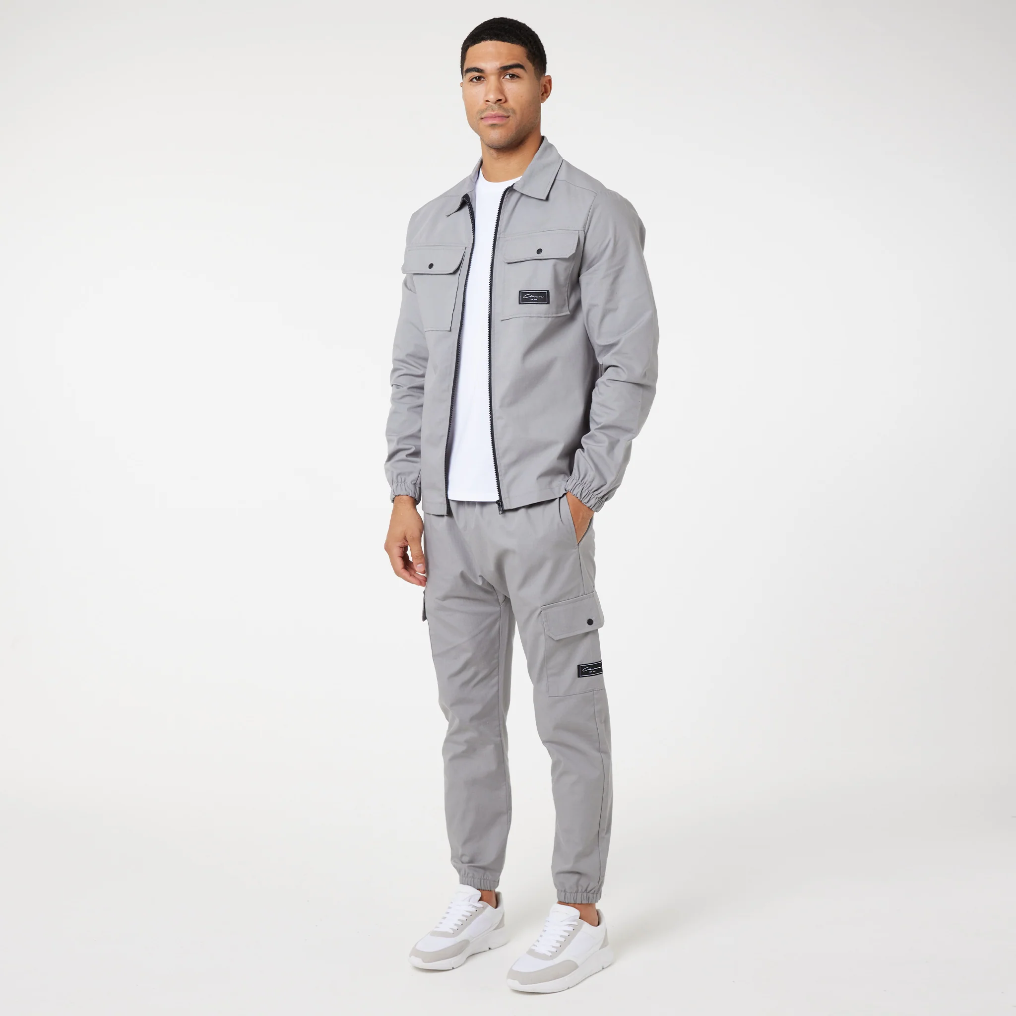 Utility Overshirt | Ice Grey - Image 3