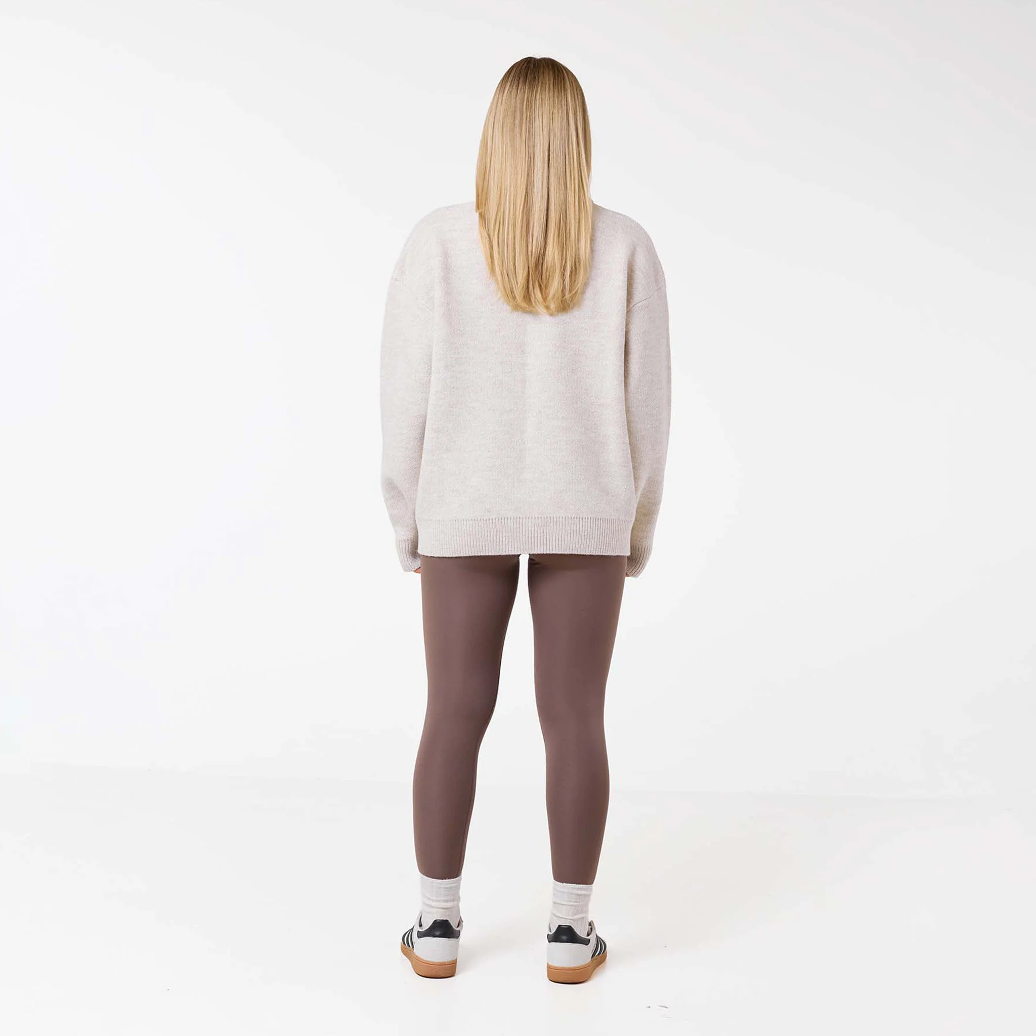 Varsity CLSR Knit Crew Neck | Oatmeal - Image 6