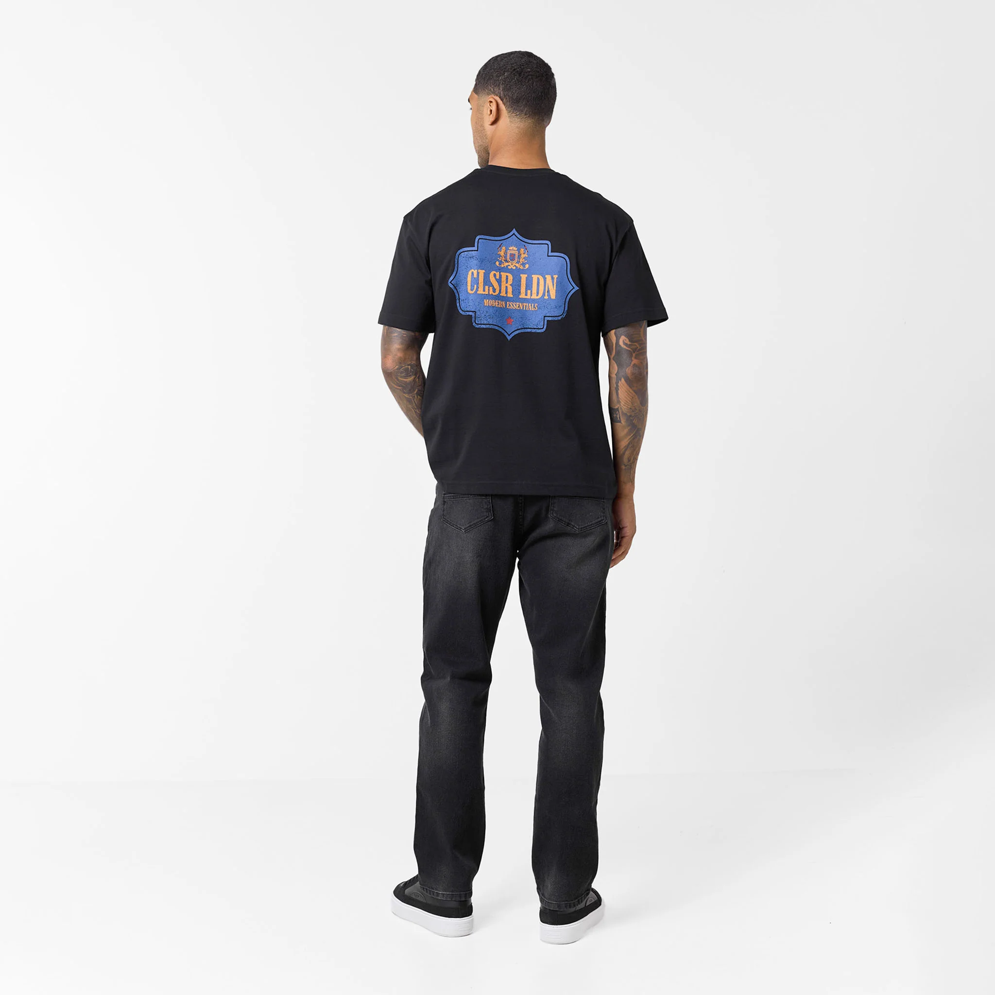 Vintage Emblem T-Shirt | Black - Image 5