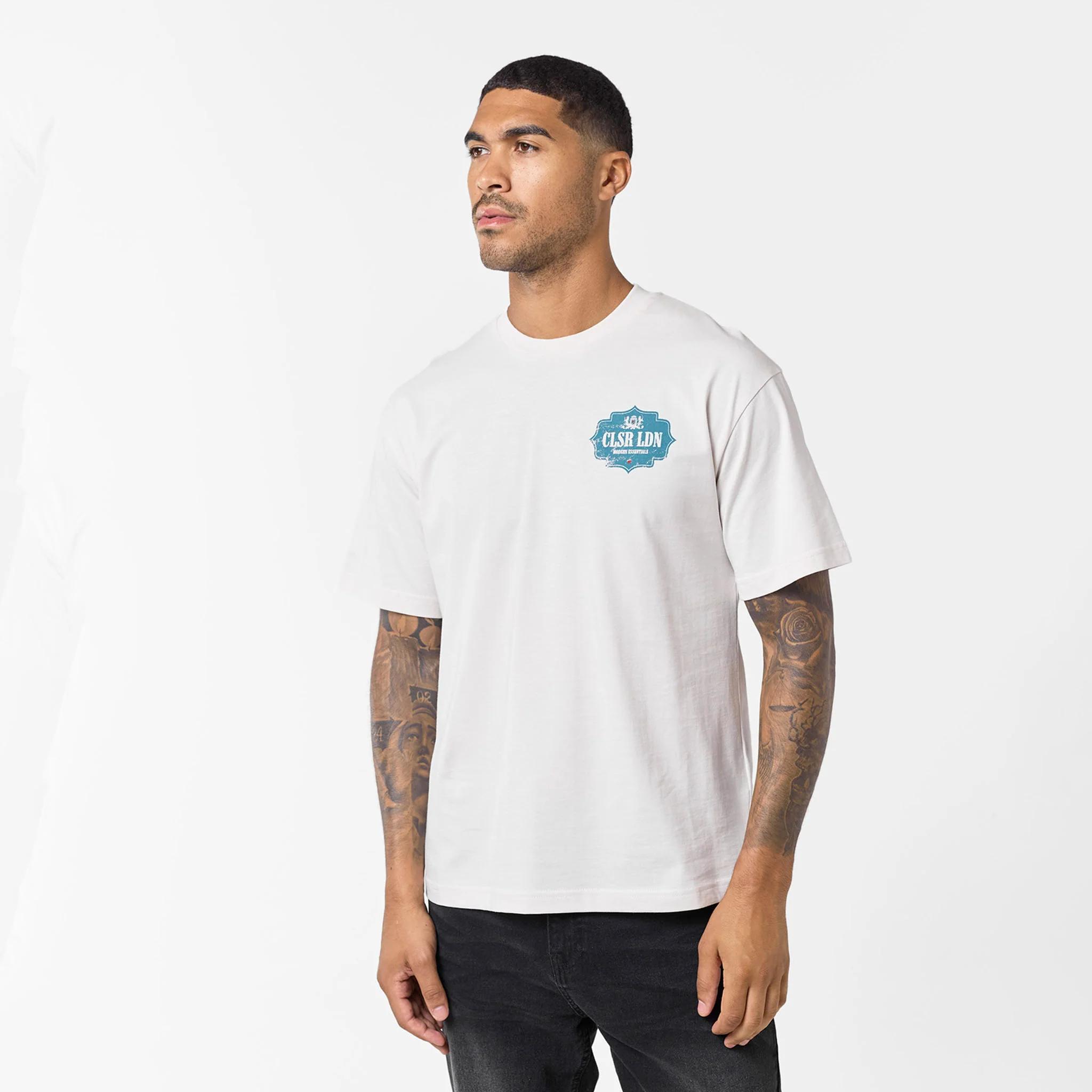 Vintage Emblem T-Shirt | Off White - Image 3