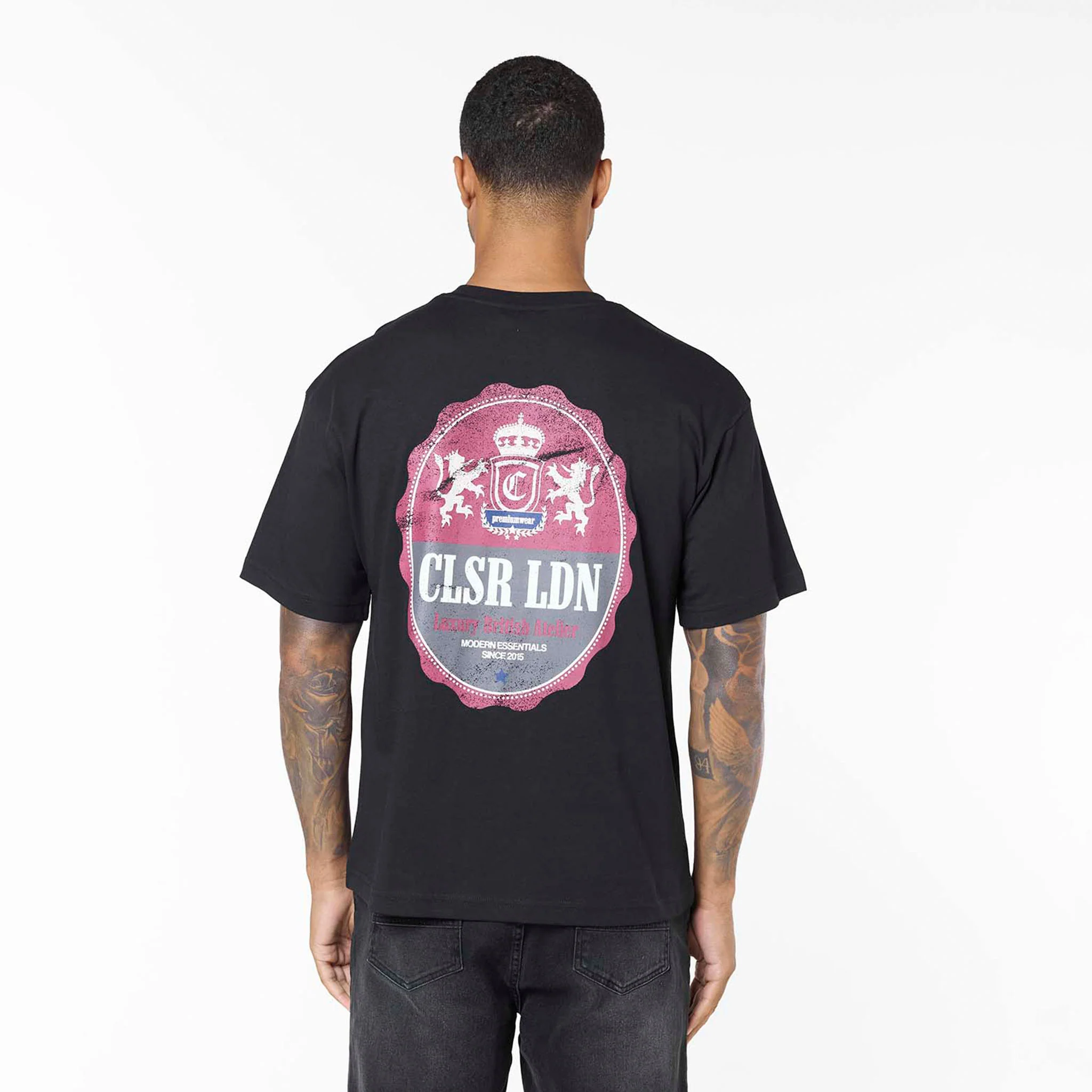 Vintage Stamp T-Shirt | Black