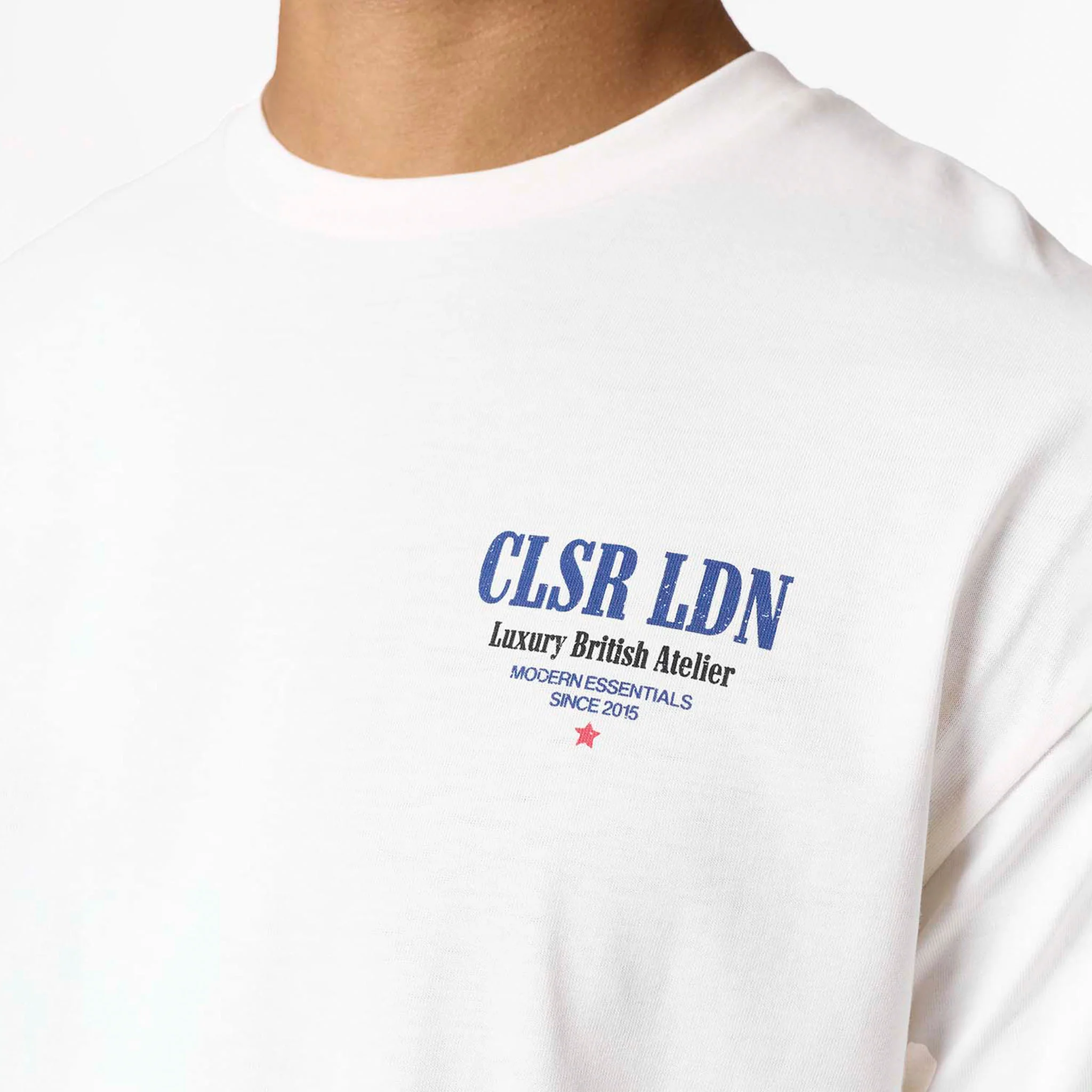 Vintage Stamp T-Shirt | Off White - Image 5