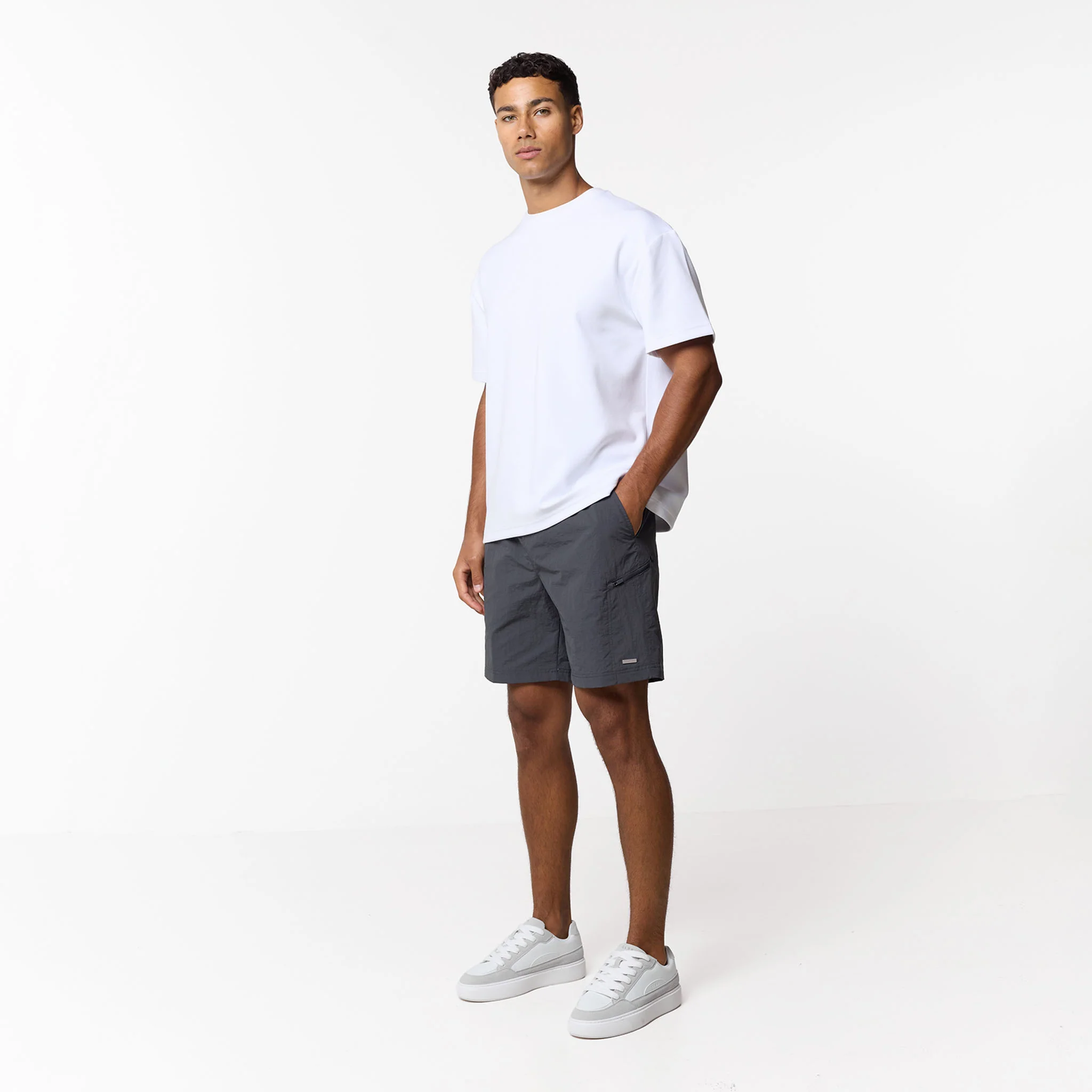 Zip Tech Pocket Short | Charcoal - Image 5