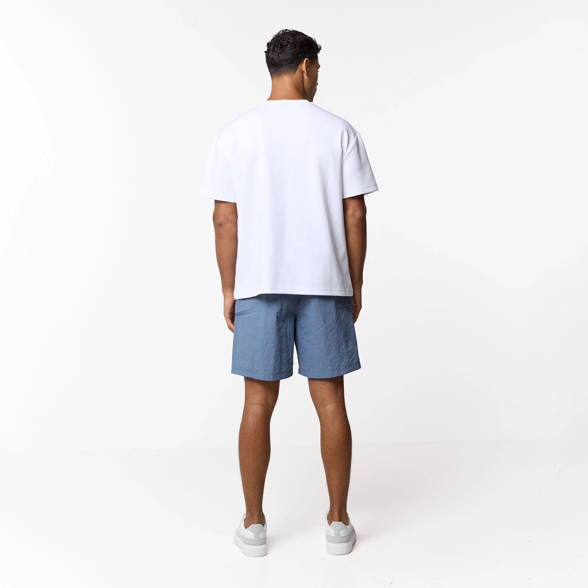Zip Tech Pocket Short | Steel Blue - Image 4