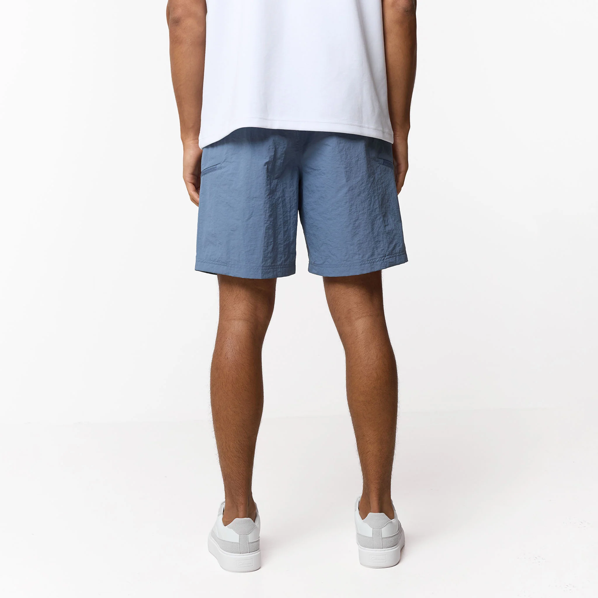 Zip Tech Pocket Short | Steel Blue - Image 5